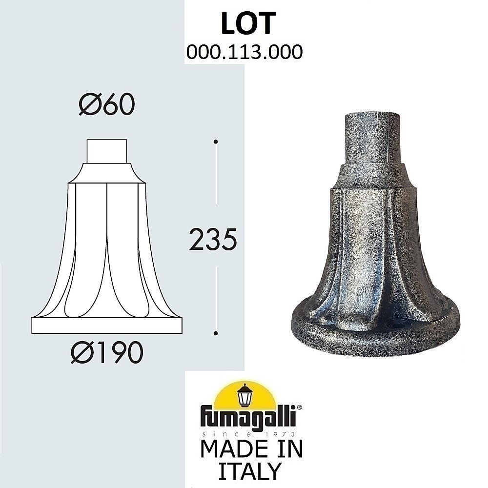 Столб Fumagalli Столб Классический 000.113.000.B0