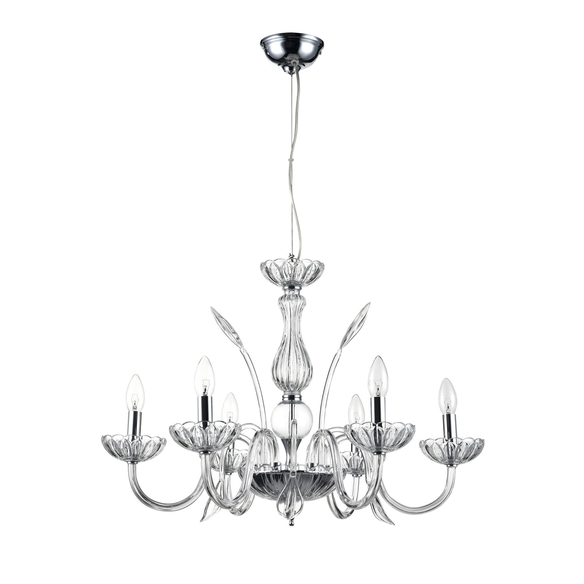 Подвесная люстра Maytoni Luciano DIA587-PL-06-N