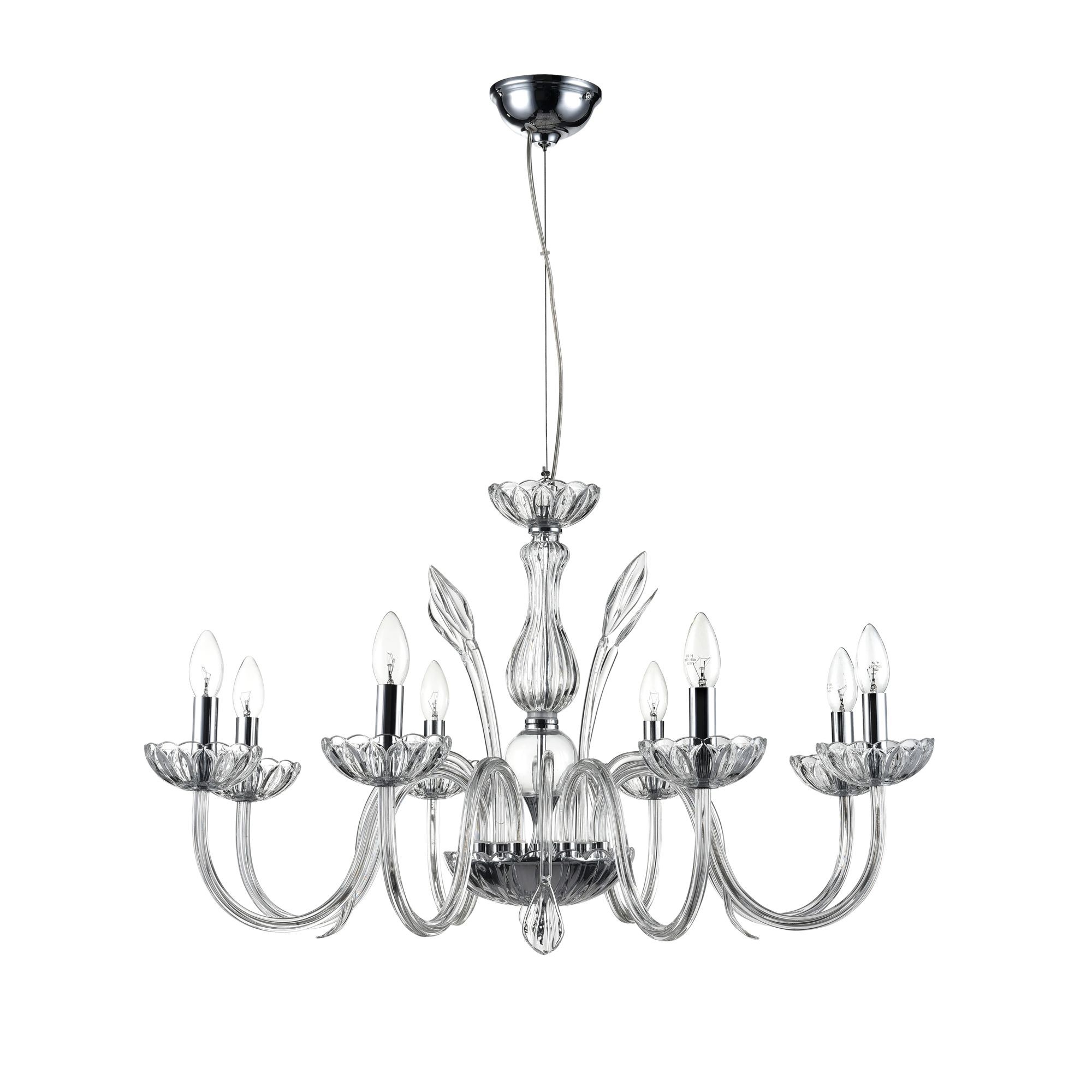 Подвесная люстра Maytoni Luciano DIA587-PL-08-N