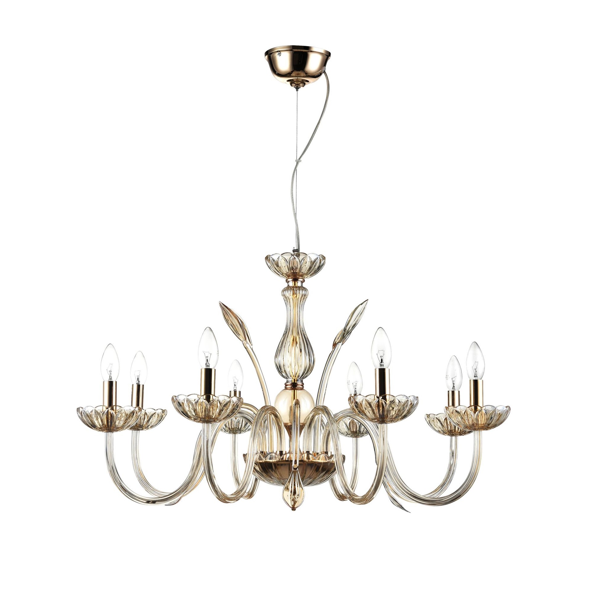 Подвесная люстра Maytoni Luciano DIA587-PL-08-R