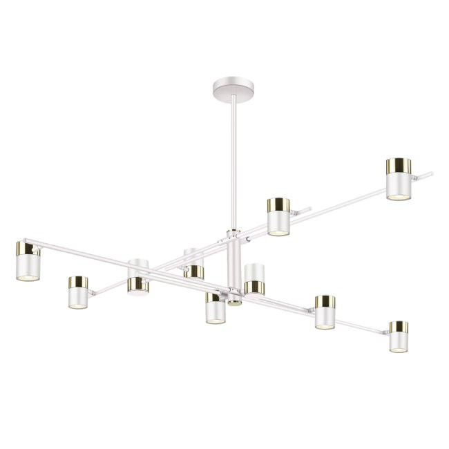 Потолочная люстра Lumien Hall Sauris LH8020/10P-WT-GD