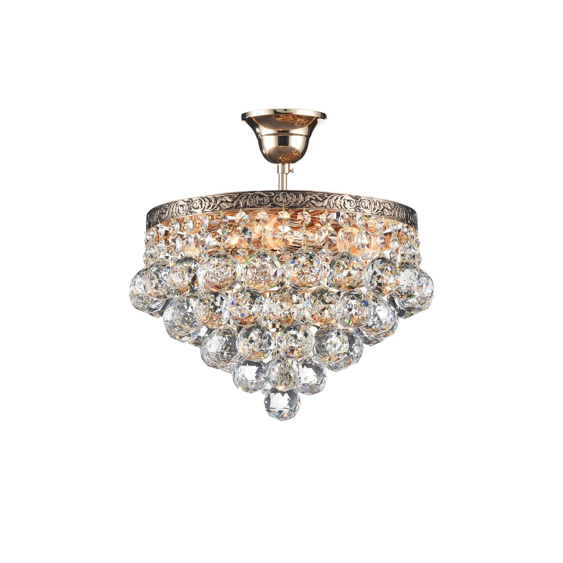 Потолочная хрустальная люстра Maytoni Gala DIA783-CL-04-G