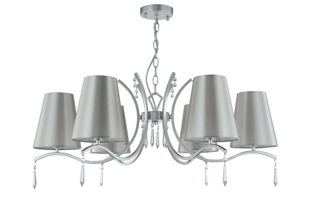 Подвесная люстра Crystal Lux Renata RENATA SP6 SILVER