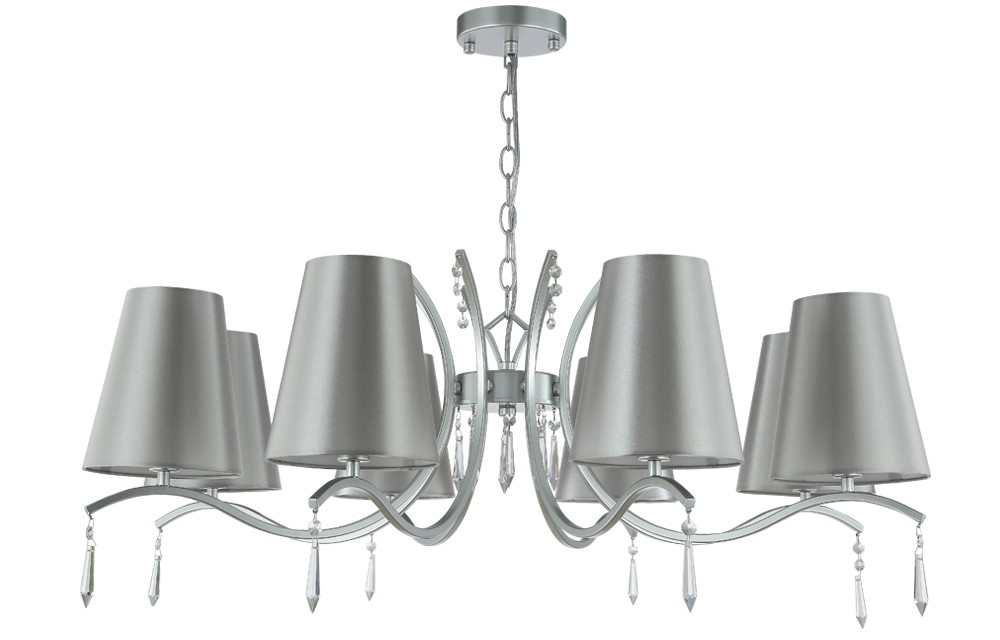 Подвесная люстра Crystal Lux Renata RENATA SP8 SILVER