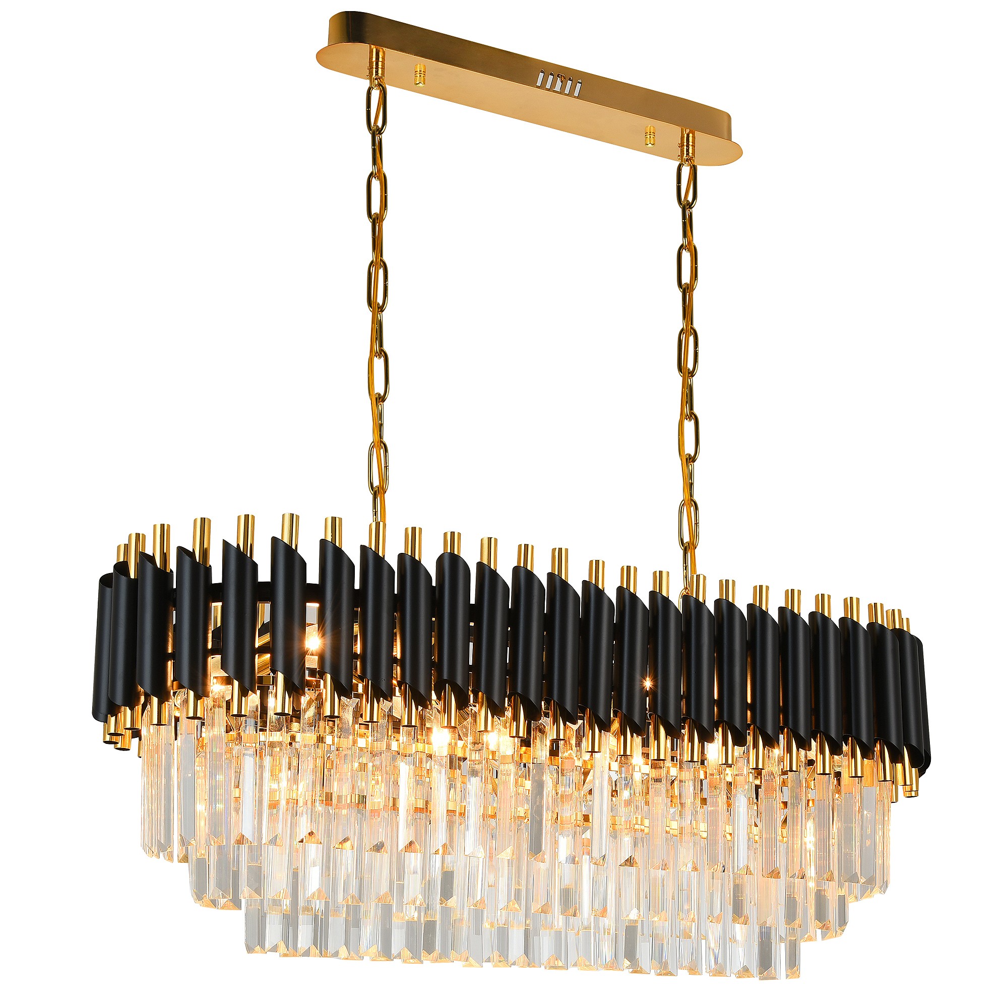 Подвесная люстра Natali Kovaltseva Darian DARIAN 76017/8C GOLD BLACK