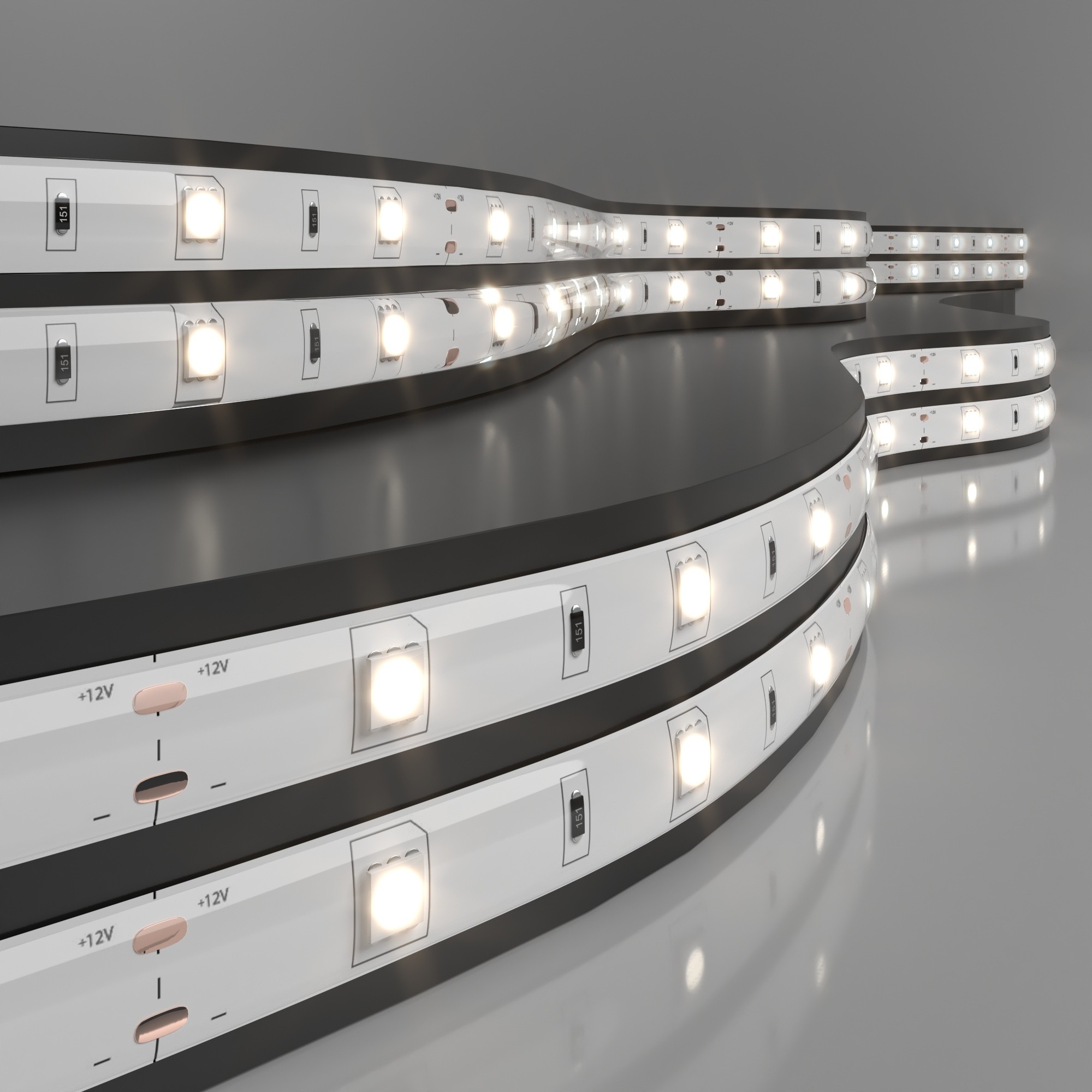 LED лента Elektrostandard 12V 7,2W IP65 Лента светодиодная 30Led 7,2W IP65 4200K дневной белый (5050 12V 30Led 7,2W IP65) a050584