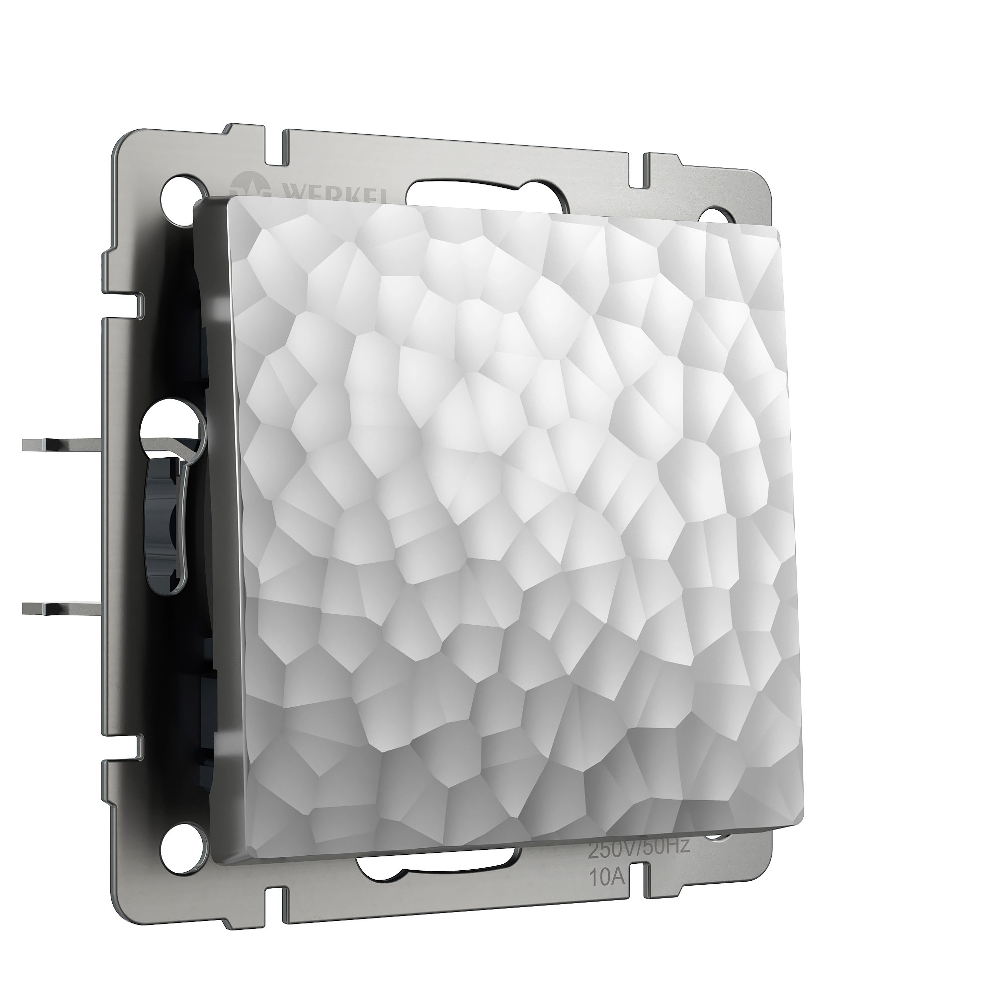 Выключатель Werkel Hammer W1210006/ Выключатель одноклавишный (серебряный)