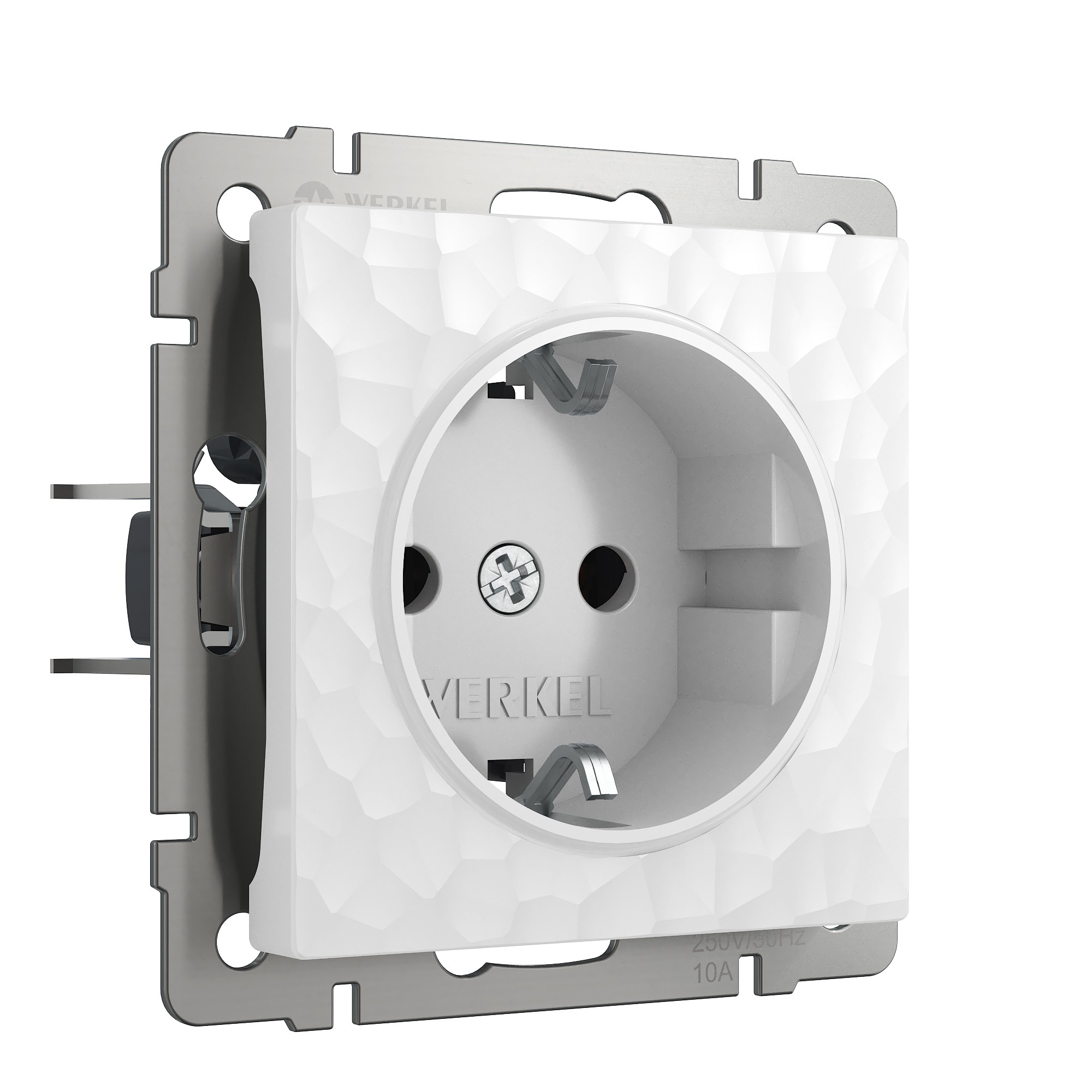 Розетка Werkel Hammer W1271001/ Розетка с заземлением (белый)