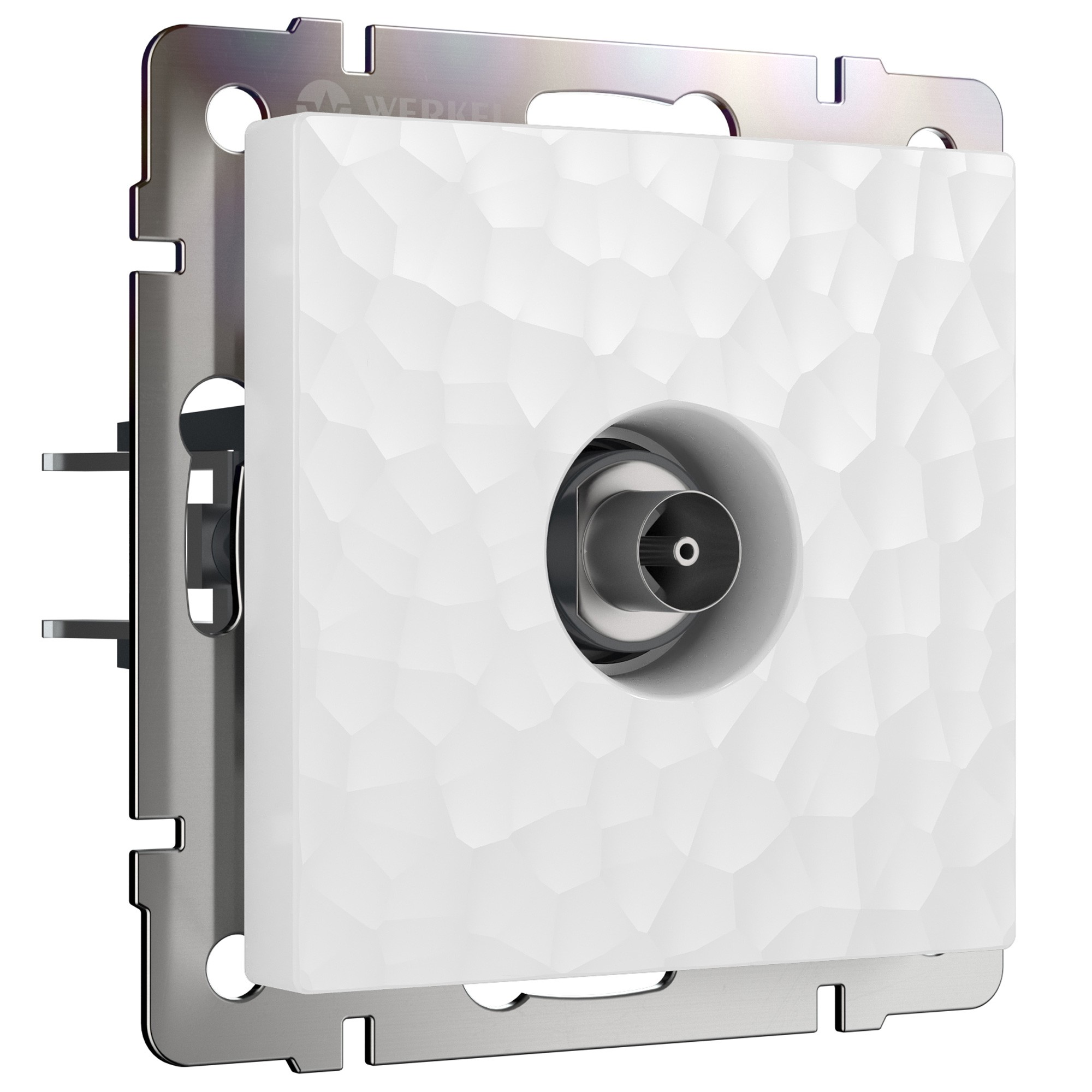 Розетка Werkel Hammer W1283001/ ТВ-розетка оконечная (белый)