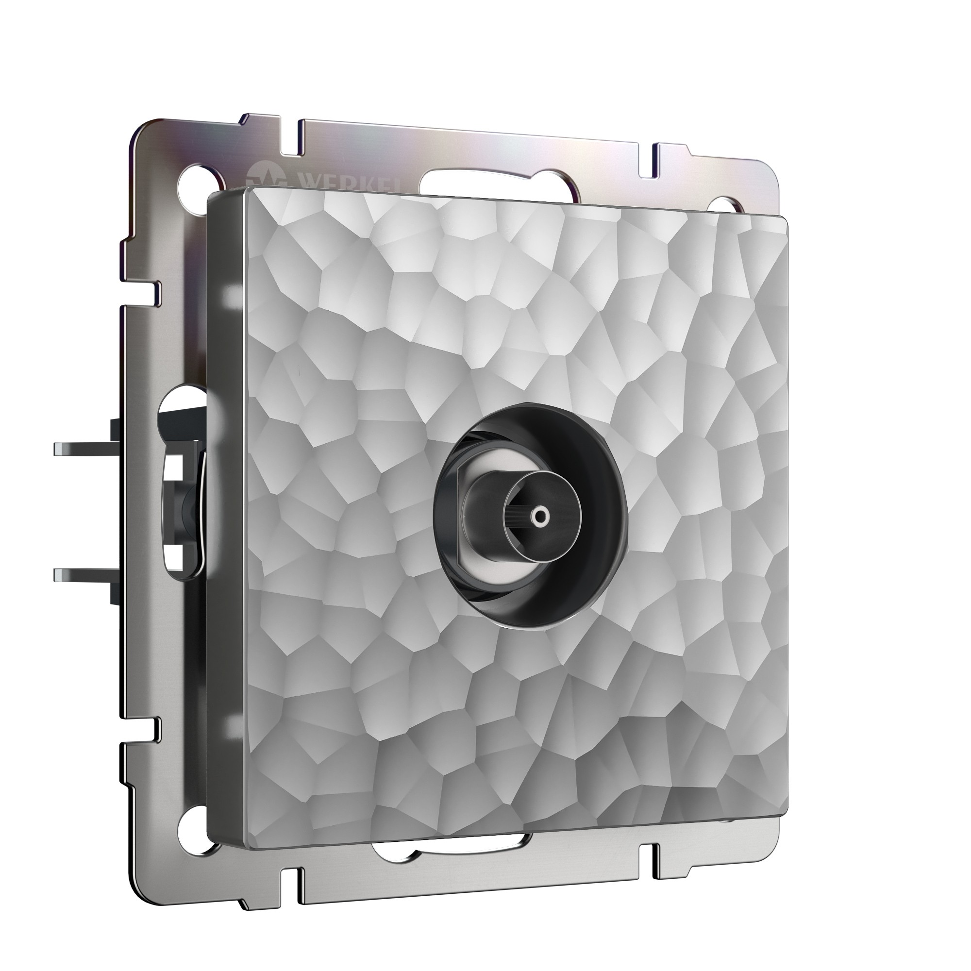 Розетка Werkel Hammer W1283006/ ТВ-розетка оконечная (серебряный)