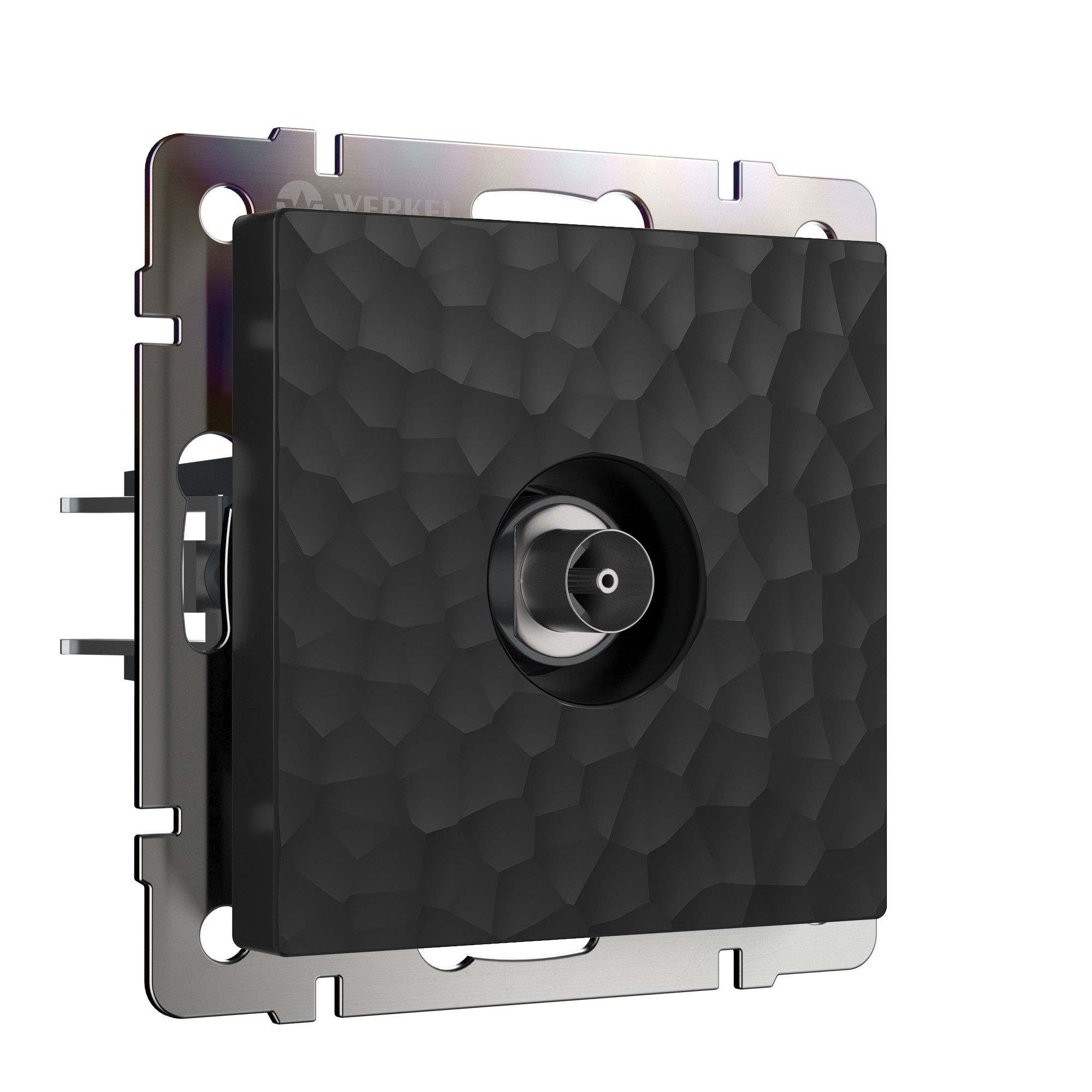 Розетка Werkel Hammer W1283008/ ТВ-розетка оконечная (черный)