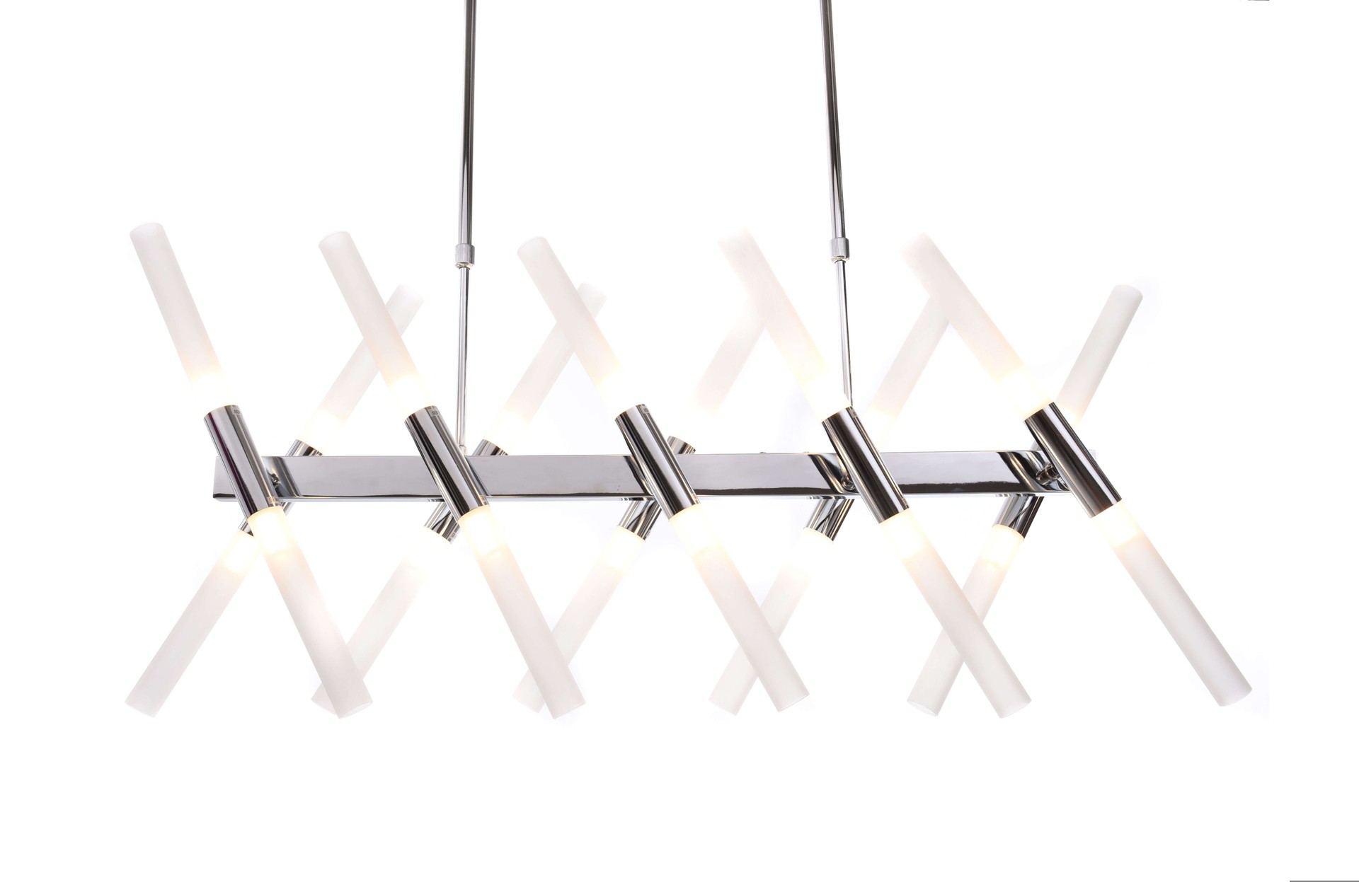 Люстра на штанге Lumina Deco Alford LDP 6036-20 CHR