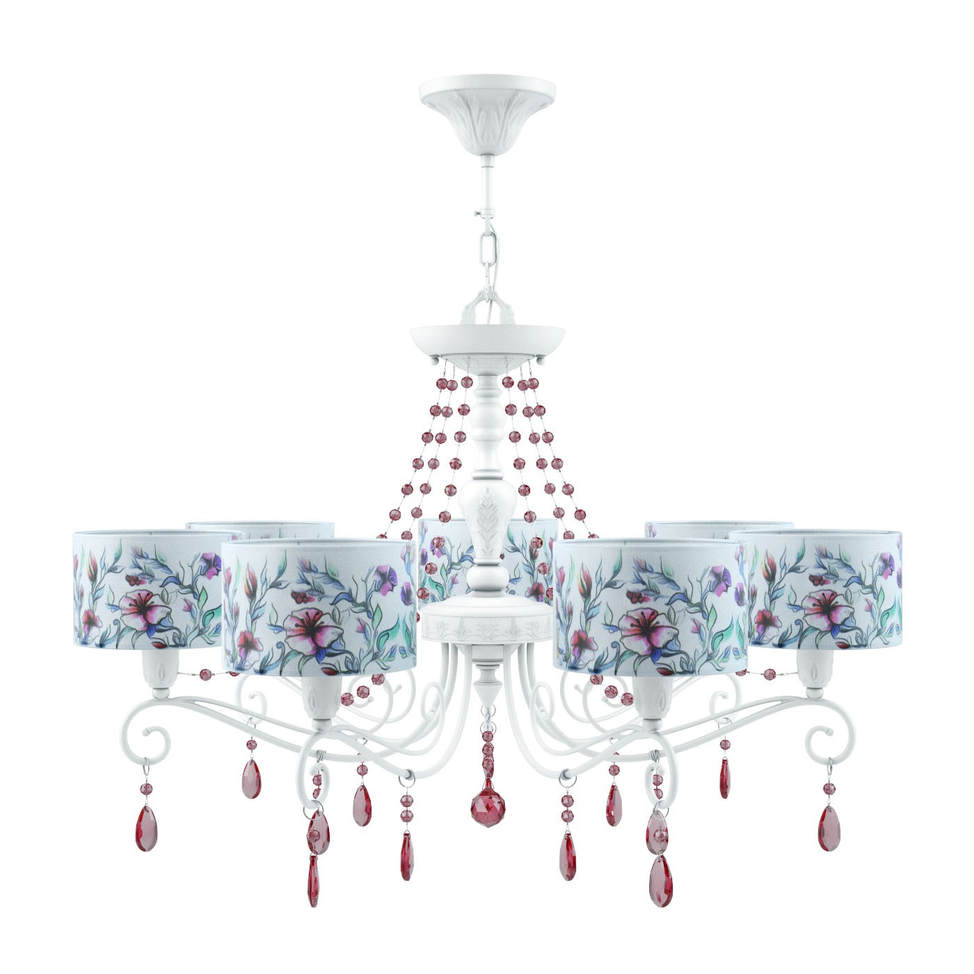 Подвесная люстра Maytoni Provence E4-07-WM-LMP-Y-13-CRL-E4-07-PK-UP