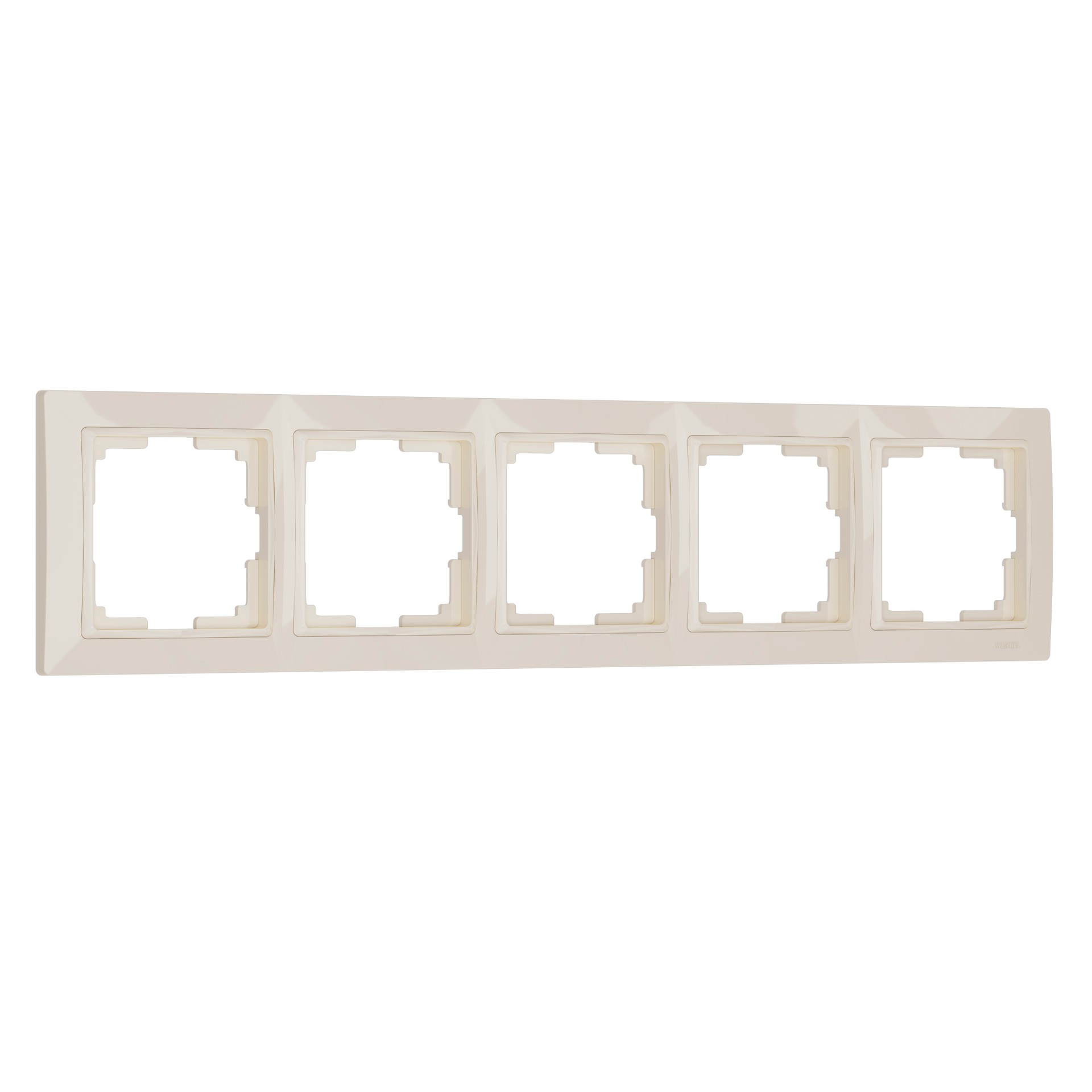 Рамка Werkel W0052003/ Рамка на 5 постов (слоновая кость, basic)