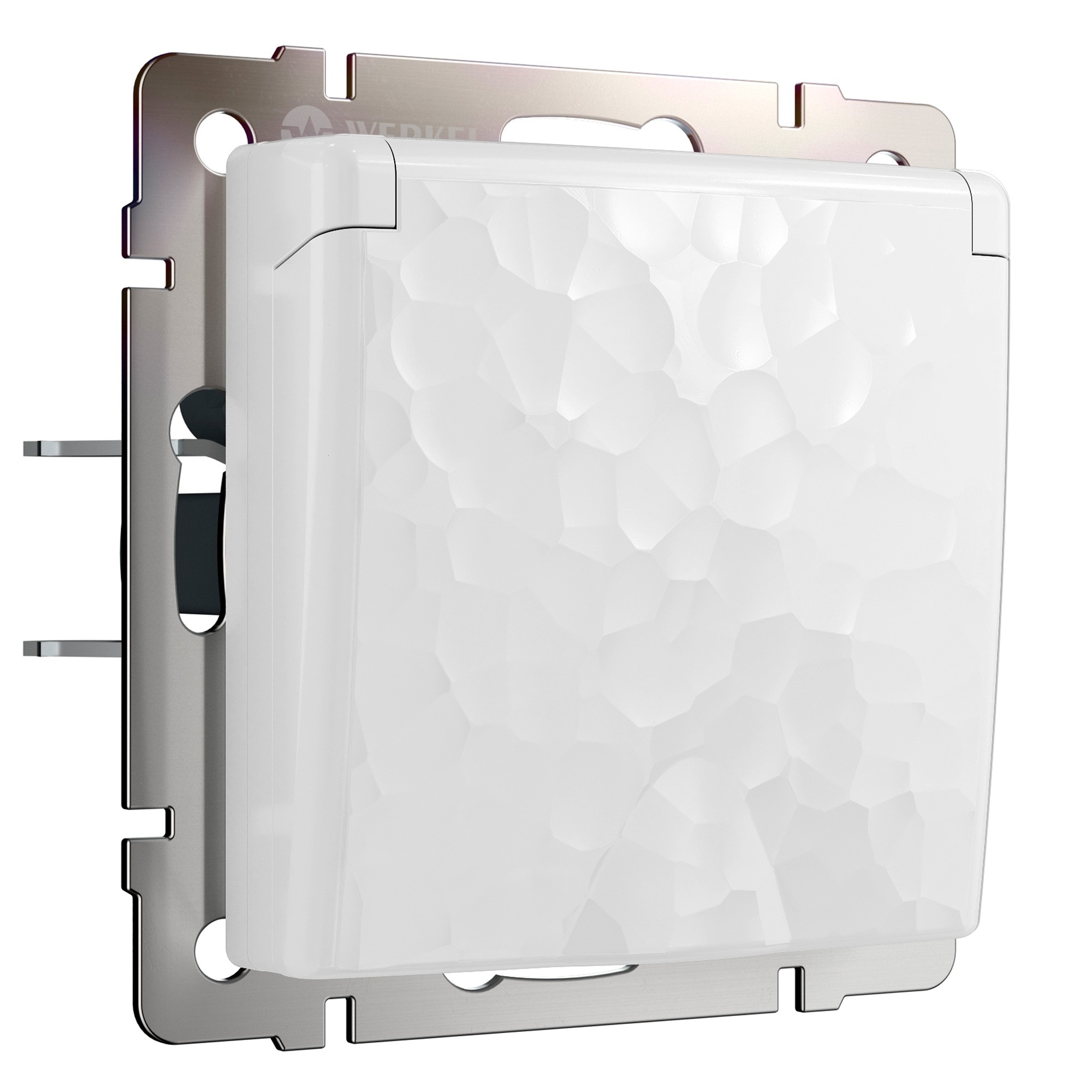 Розетка Werkel W1271201/ Розетка влагозащ. с зазем. с защит. крышкой и шторками (белый)