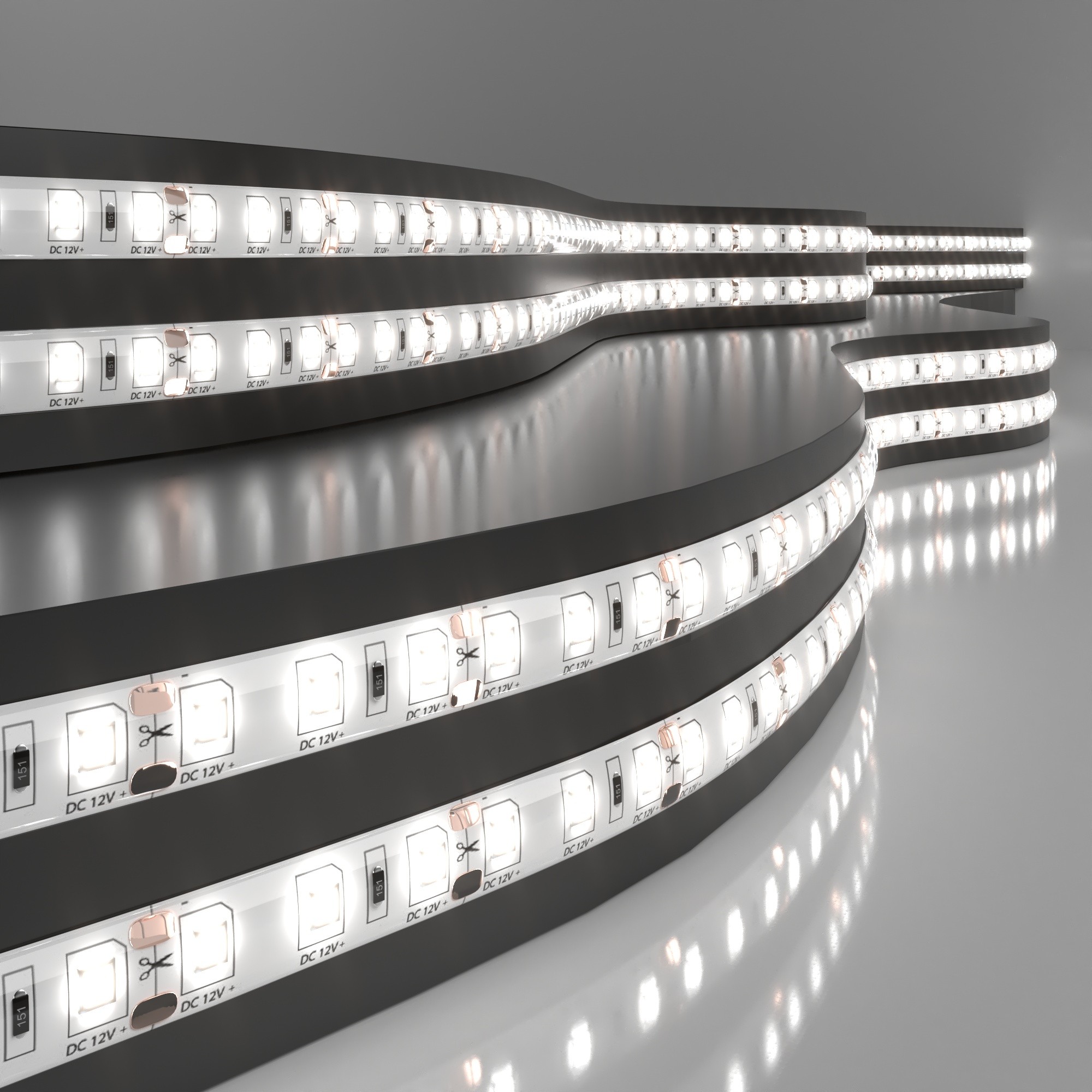 LED лента Elektrostandard 12V 9,6W IP65 Лента светодиодная 120Led 9,6W IP65 4200K дневной белый (2835 12V 120Led 9,6W IP65) a052850