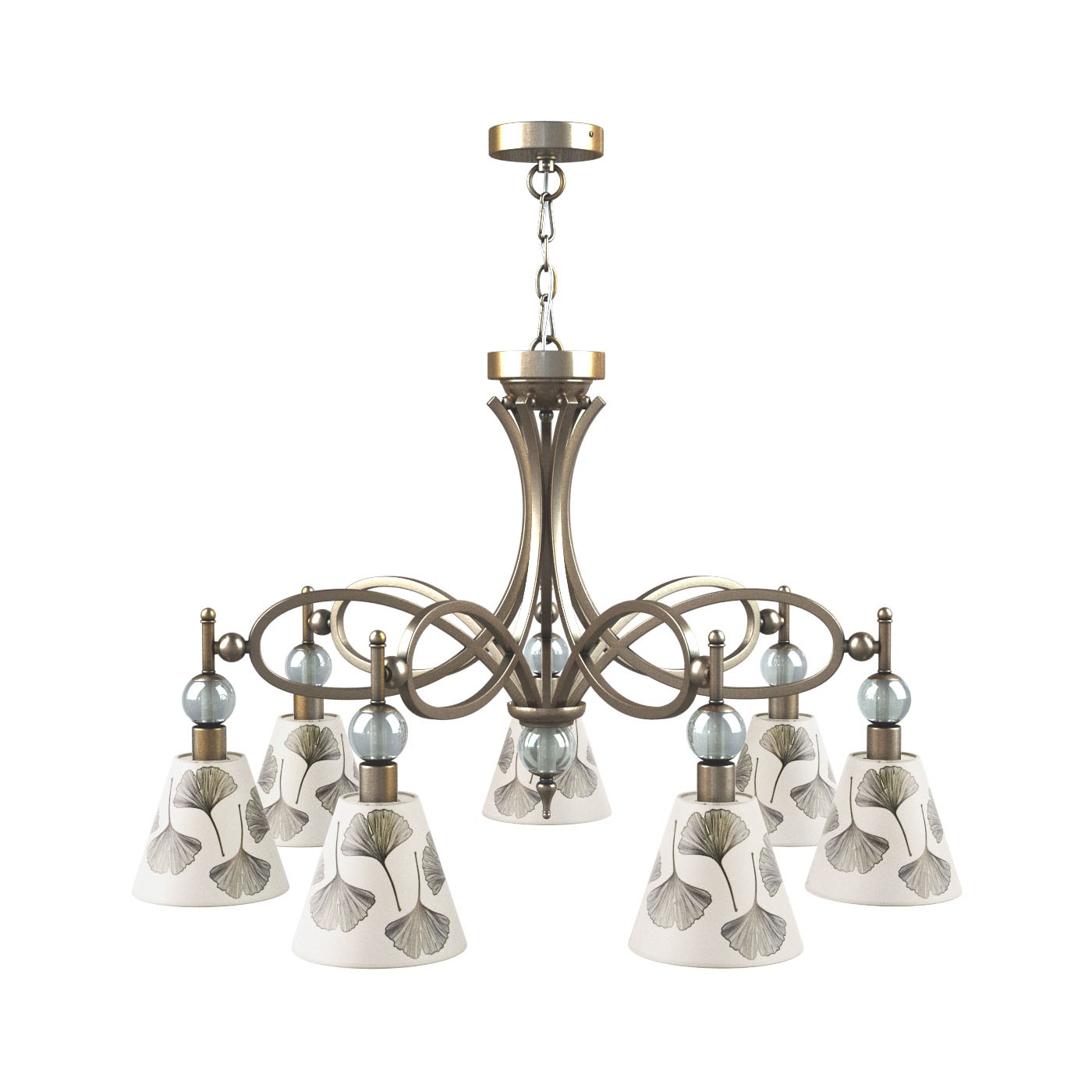 Подвесная люстра Maytoni Eclectic M2-07-SB-LMP-O-7