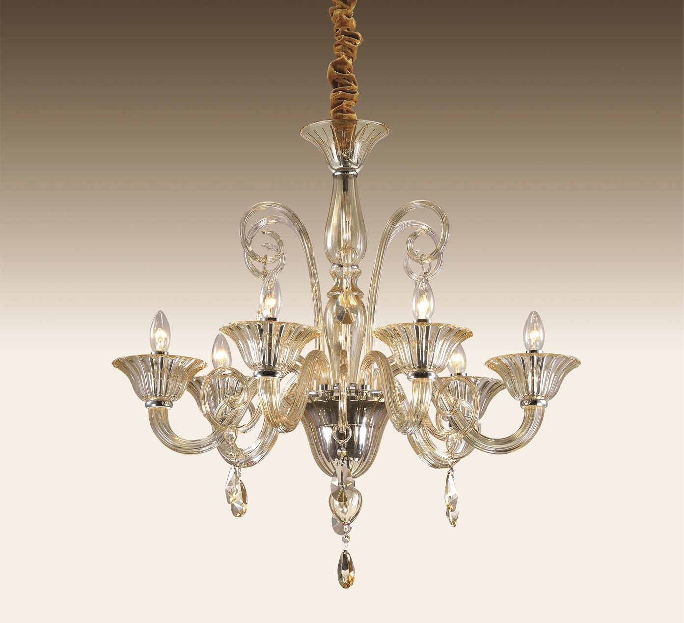 Подвесная хрустальная люстра Edna Odeon Light 2793/6