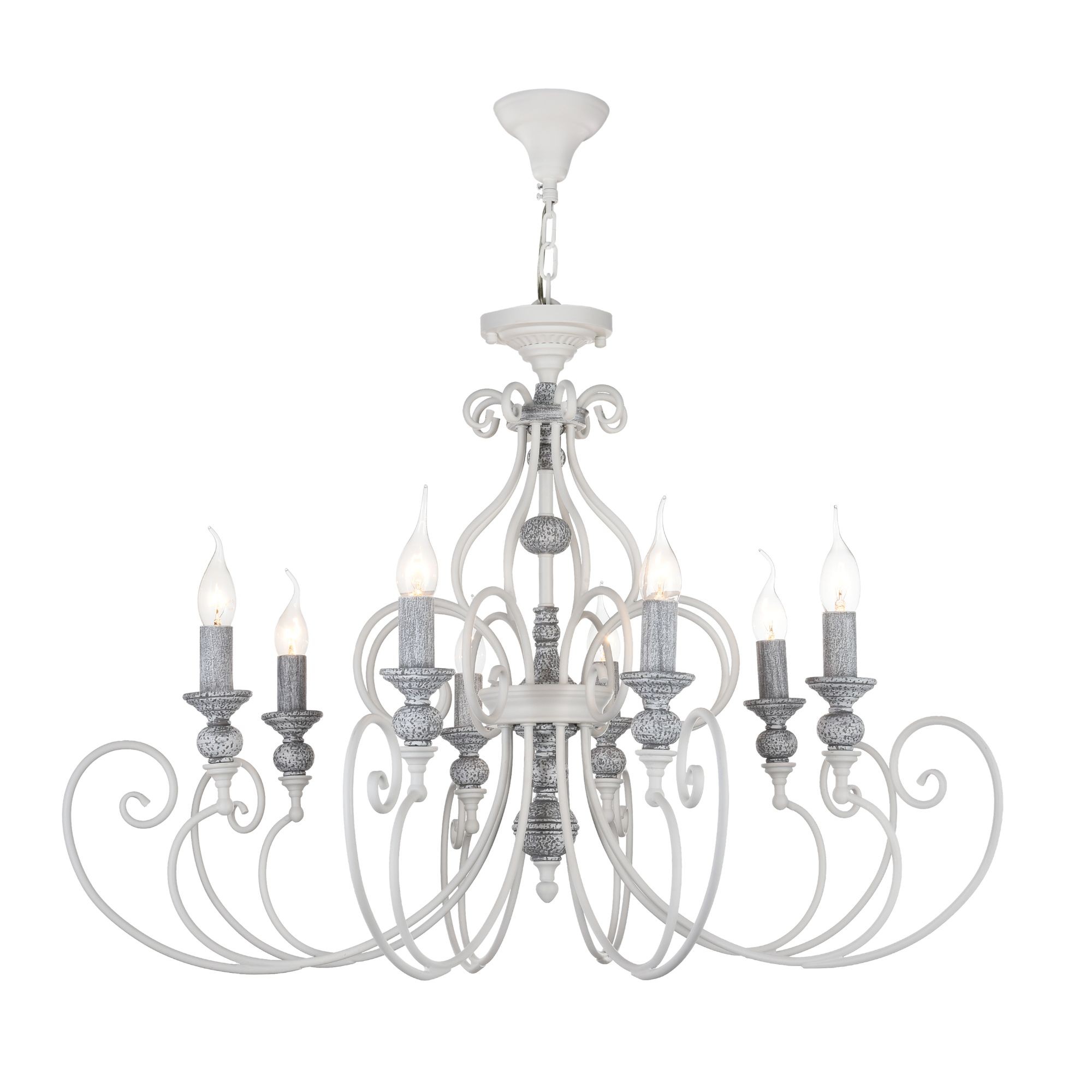 Подвесная люстра Maytoni Karina ARM631-PL-08-W