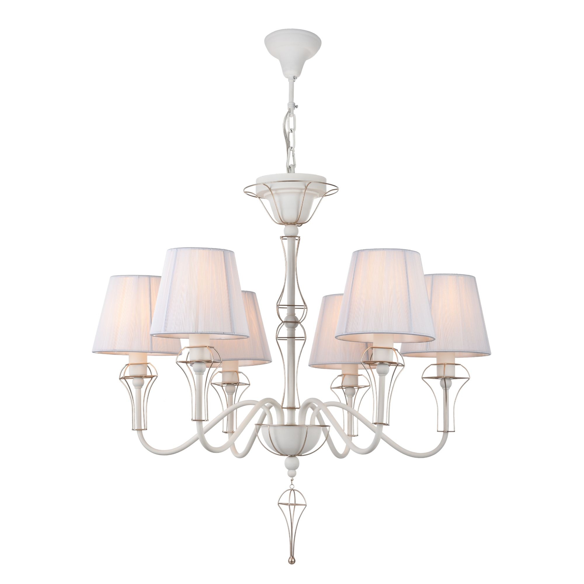 Подвесная люстра Maytoni Frame ARM709-PL-06-W