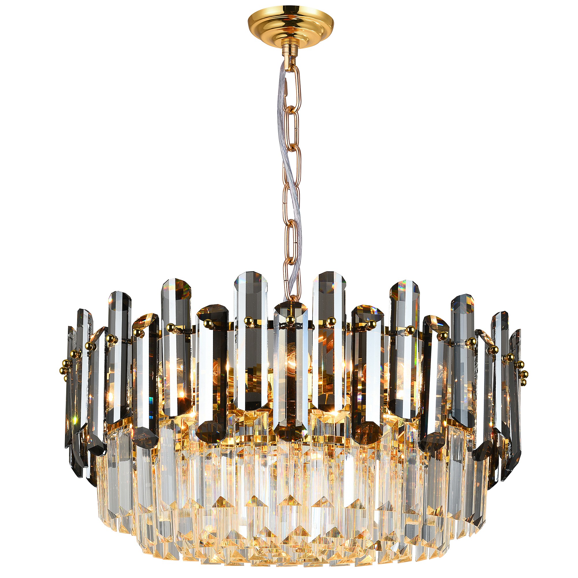 Подвесная люстра Natali Kovaltseva Imperium NUBIAN 81438/8C GOLD PLATED