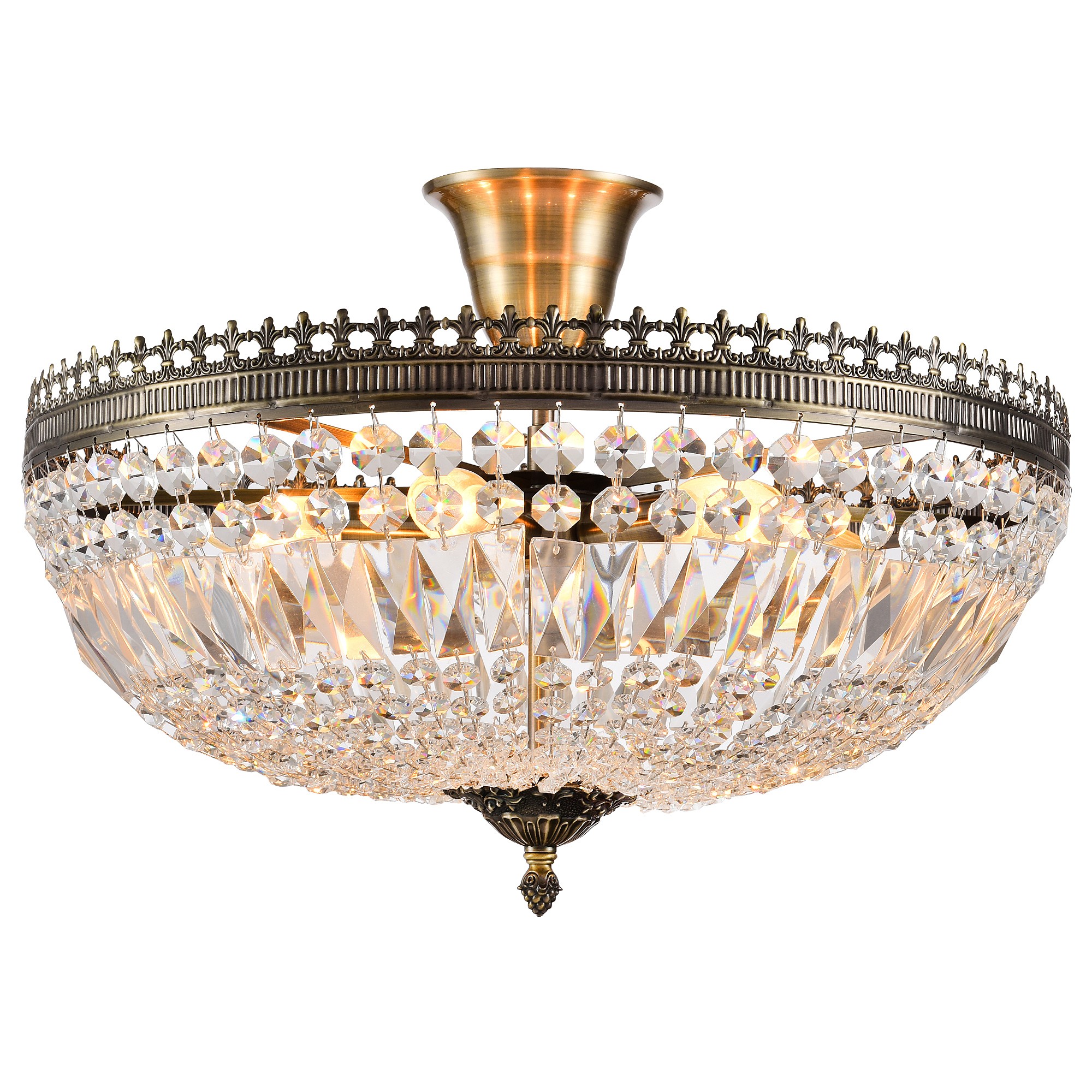 Потолочная люстра Natali Kovaltseva Rococo ROCOCO 81406/6C ANTIQUE