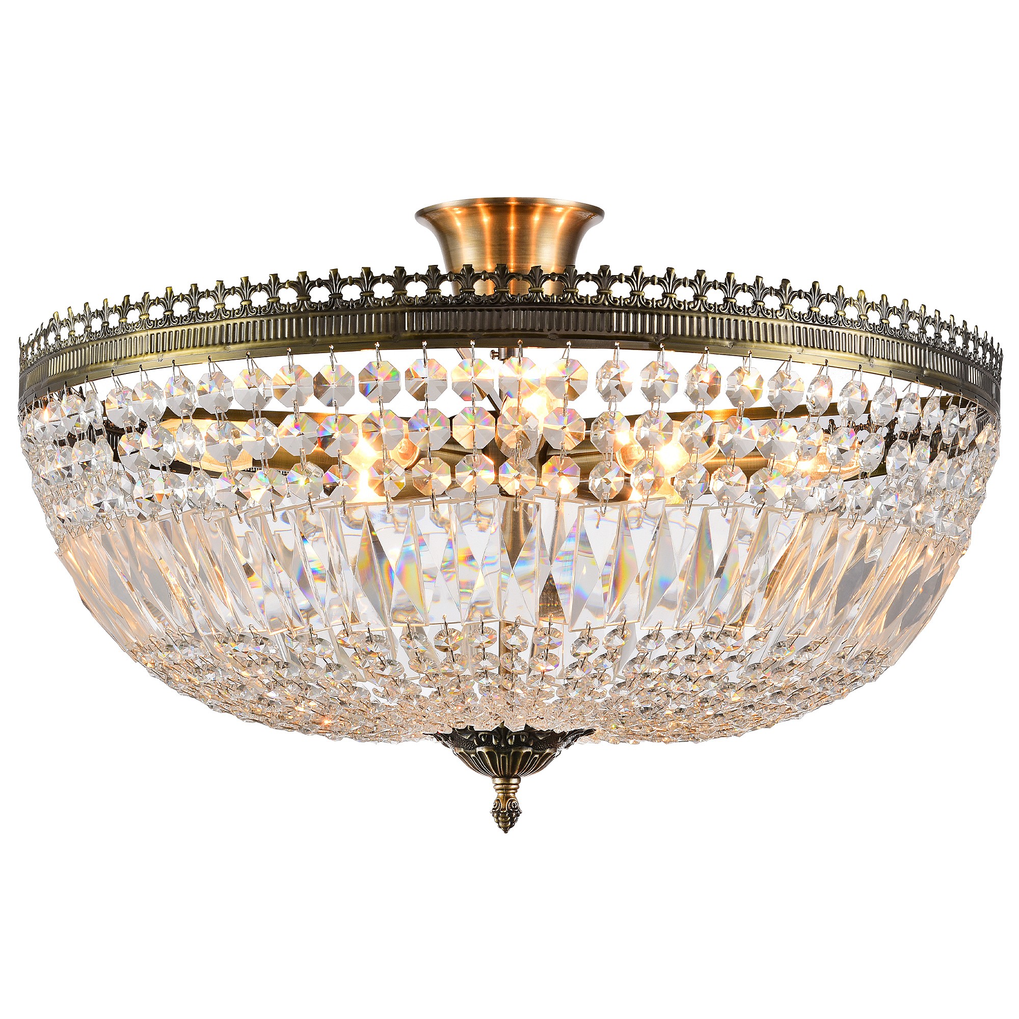 Потолочная люстра Natali Kovaltseva Rococo ROCOCO 81406/8C ANTIQUE
