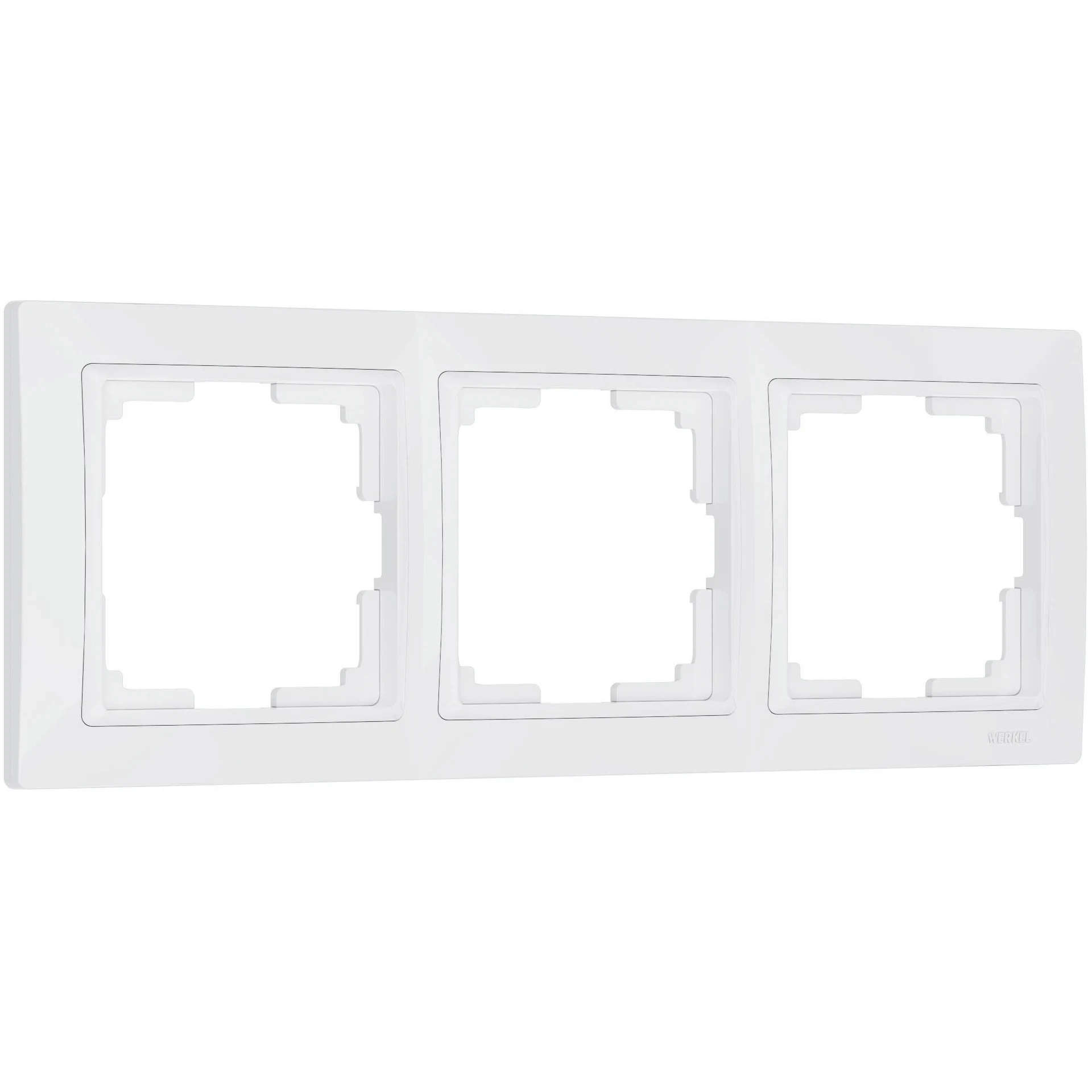 Рамка Werkel W0032001/ Рамка на 3 поста Snabb basic (белый)