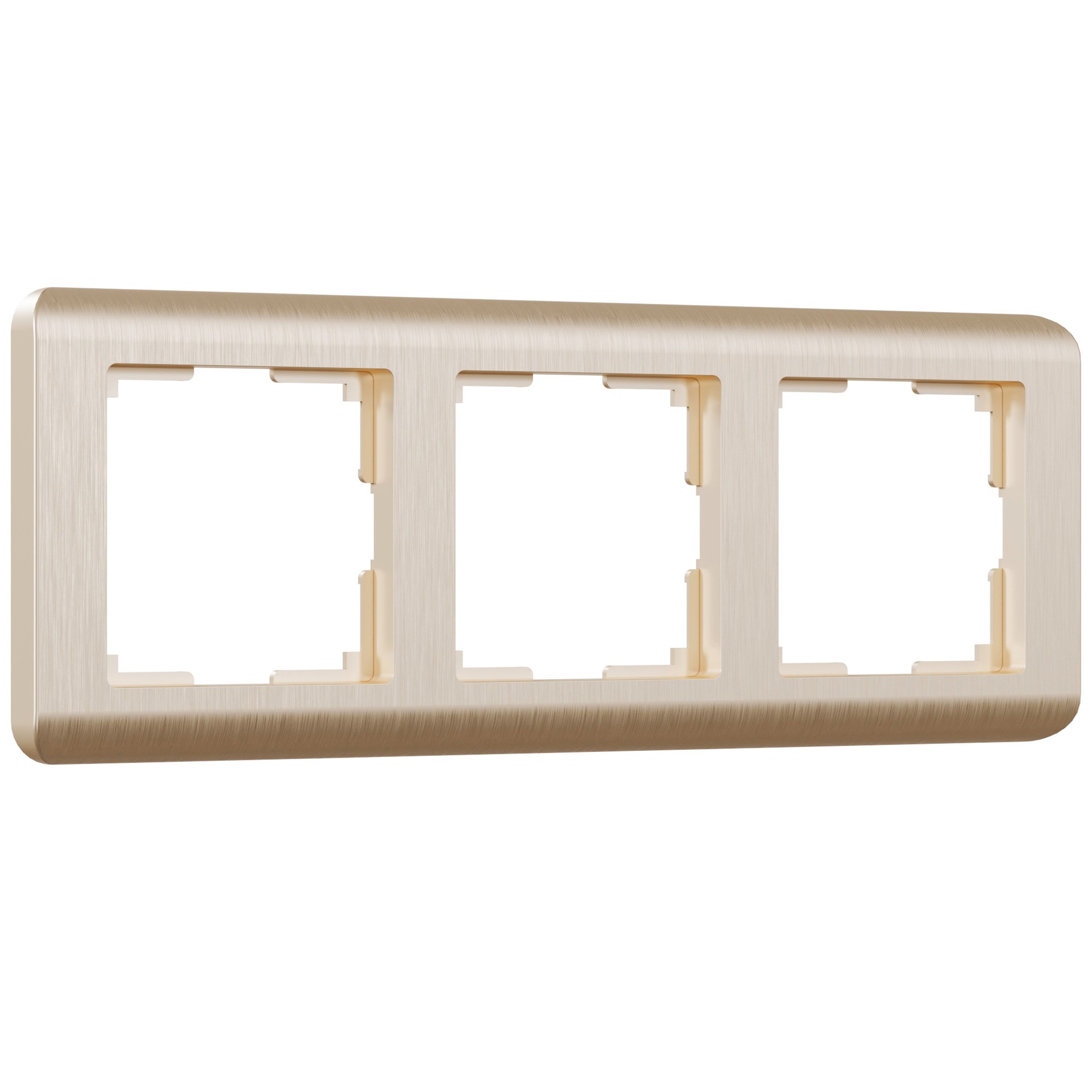 Рамка Werkel W0032111/ Рамка на 3 поста Stream (шампань)