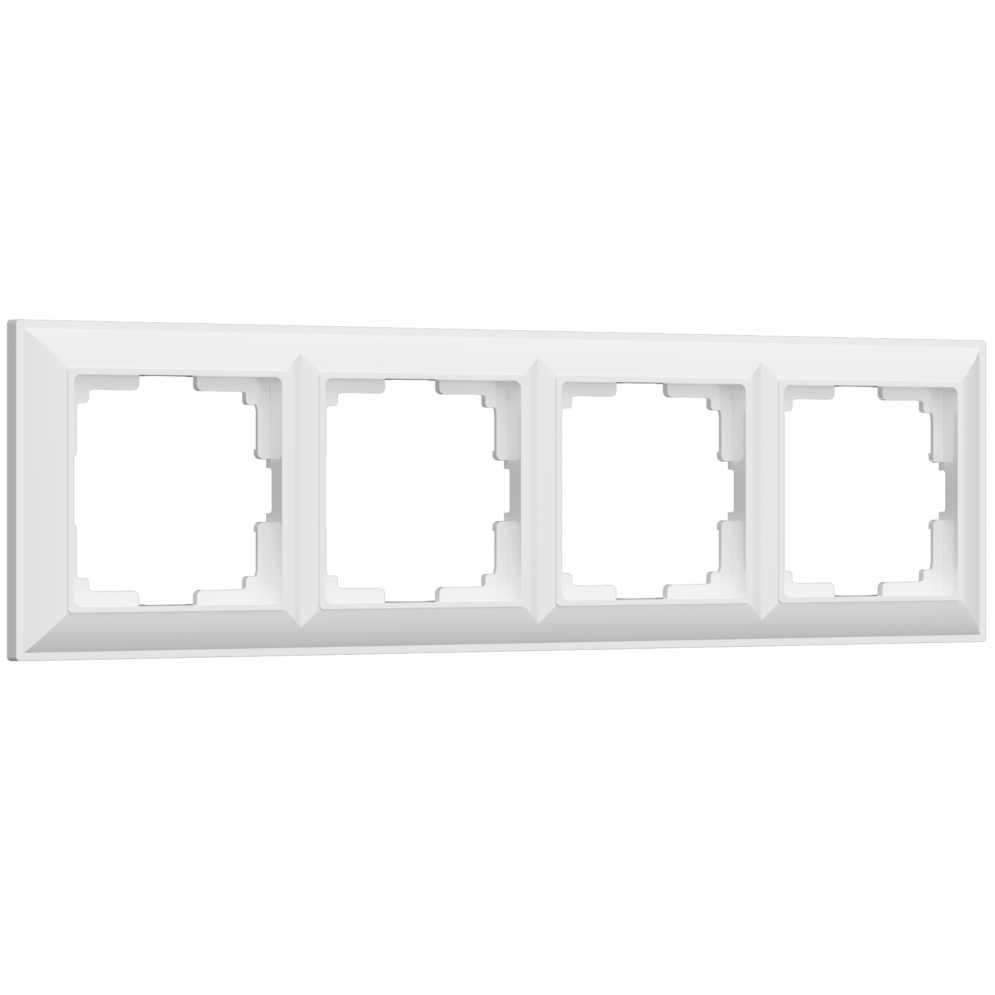 Рамка Werkel W0042201/ Рамка на 4 поста Fiore (белый)