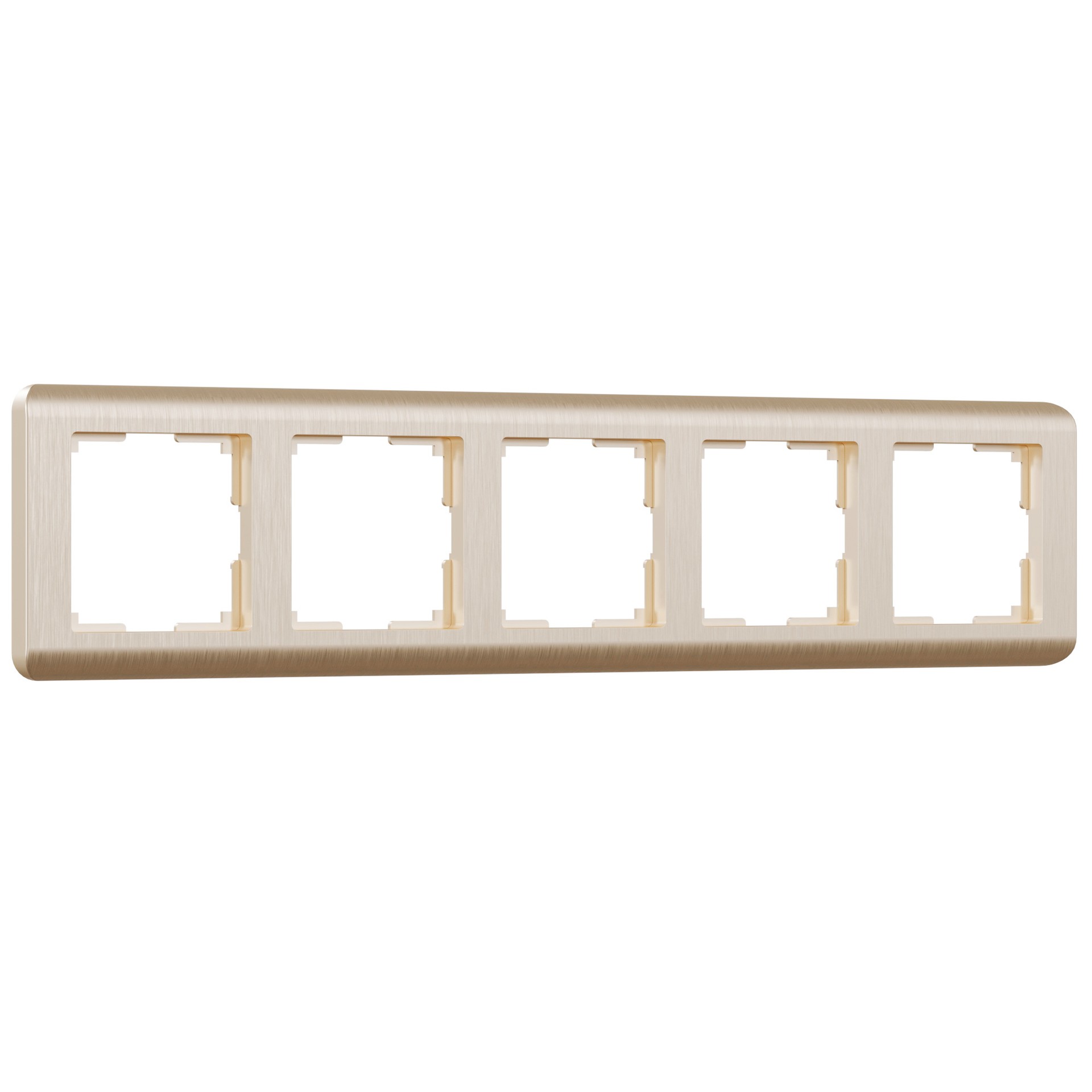Рамка Werkel W0052111/ Рамка на 5 постов Stream (шампань)