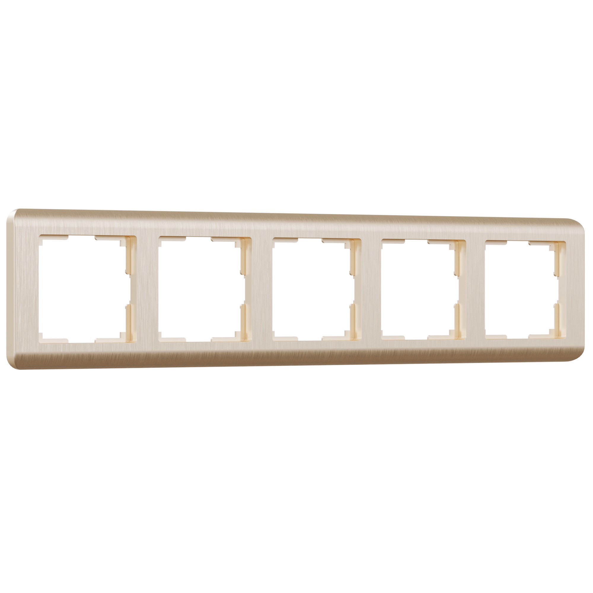 Рамка Werkel W0052111/ Рамка на 5 постов Stream (шампань)