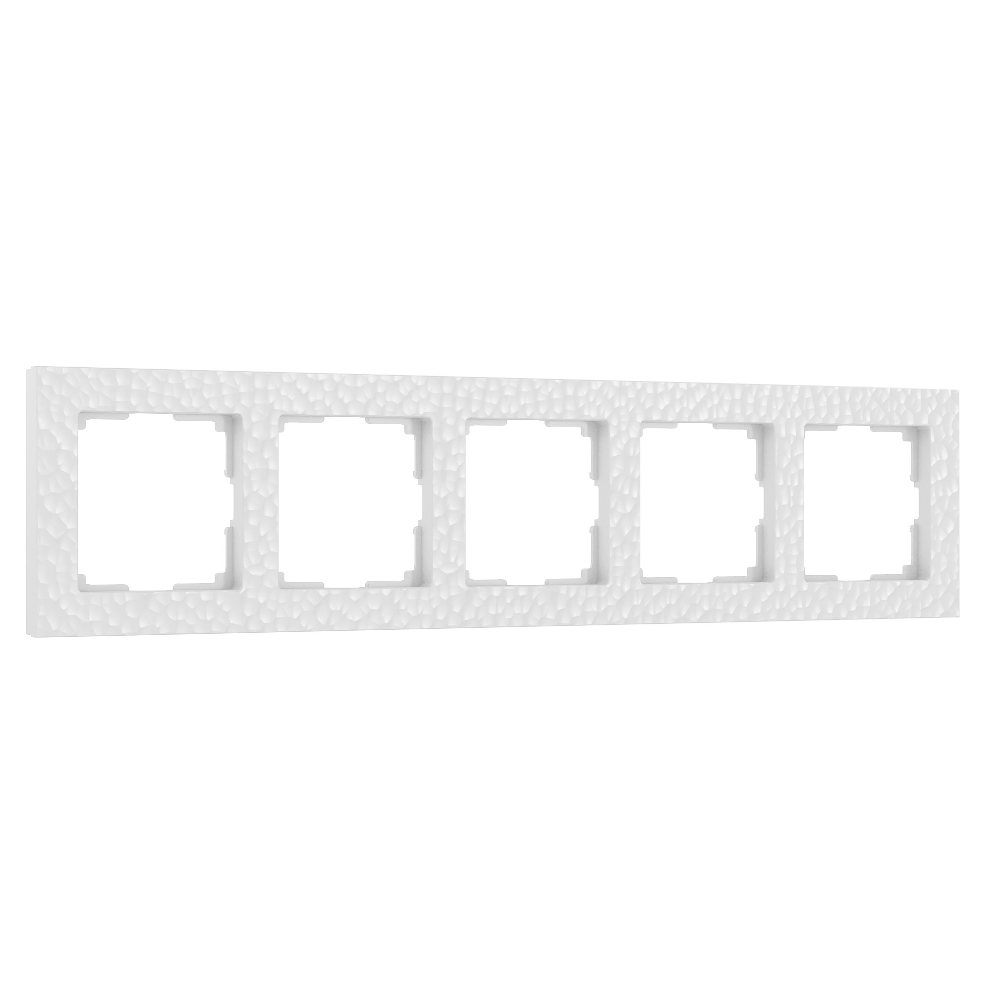 Рамка Werkel W0052401/ Рамка на 5 постов Hammer (белый)