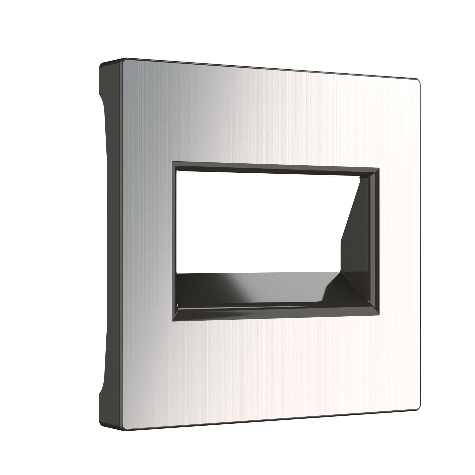 Накладка на механизм Werkel W1191102/ Накладка для двойной розетки Еthernet RJ-45 (глянцевый никель)