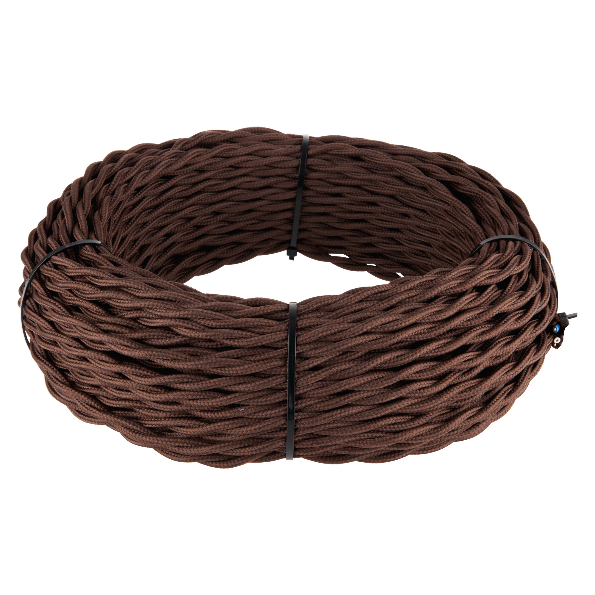 Ретро кабель Werkel W6452514/ Ретро кабель витой 2х1,5 (коричневый)