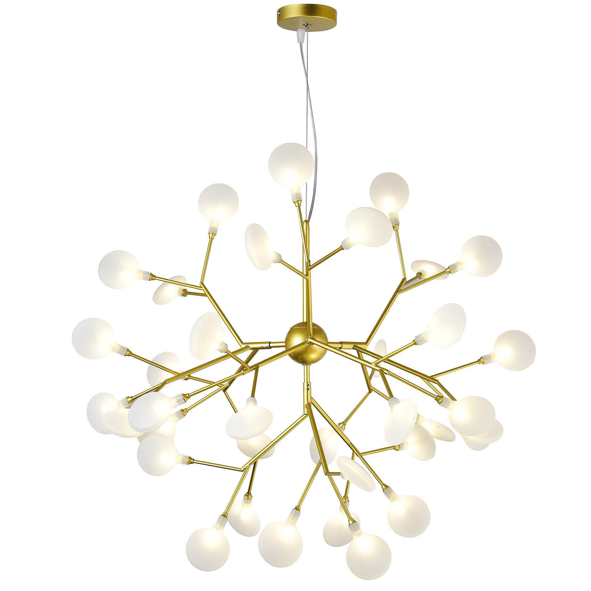 Подвесная люстра Natali Kovaltseva Grace GRACE 75128/6C GOLD SATIN