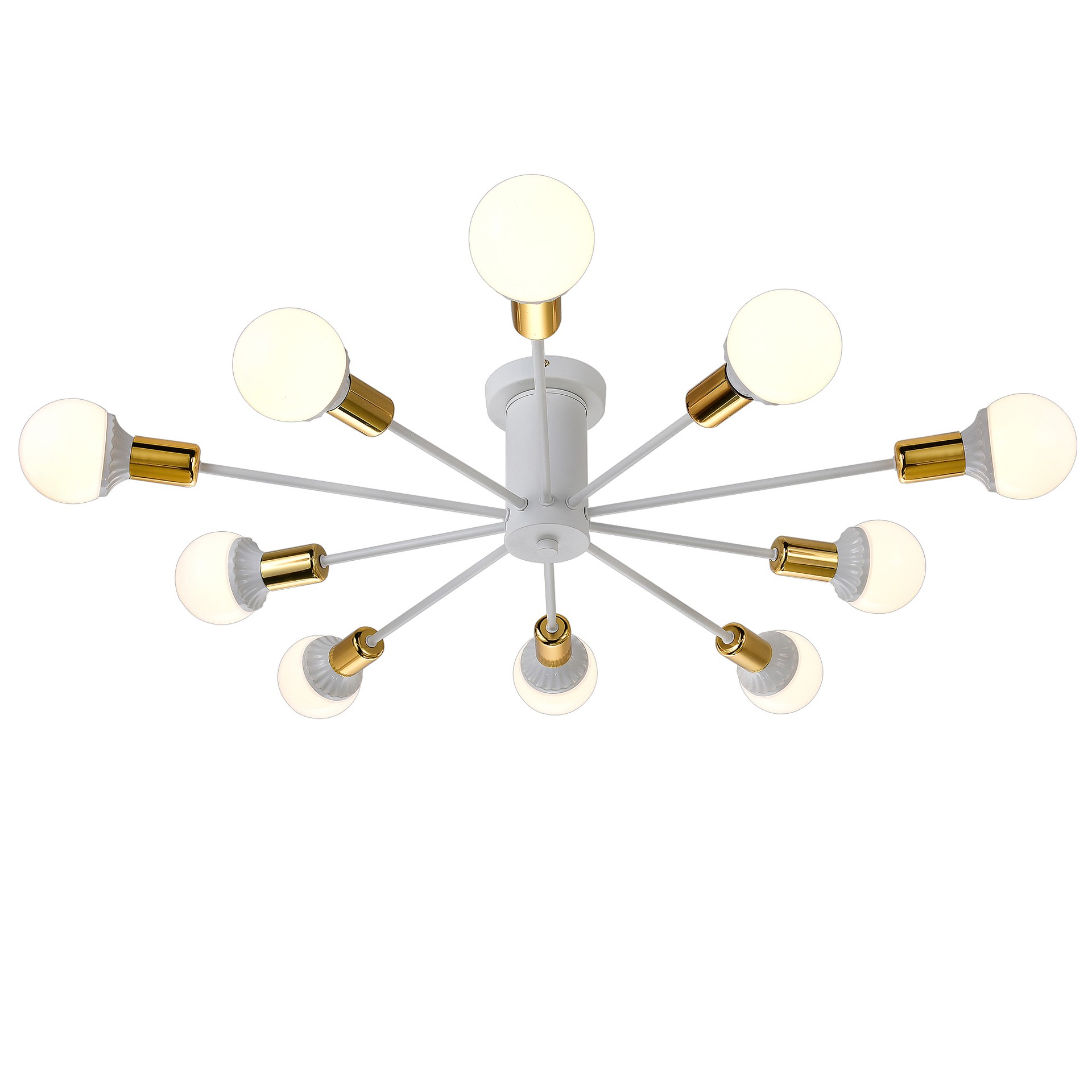 Потолочная люстра Natali Kovaltseva Loft LOFT 79014/10С WHITE GOLD