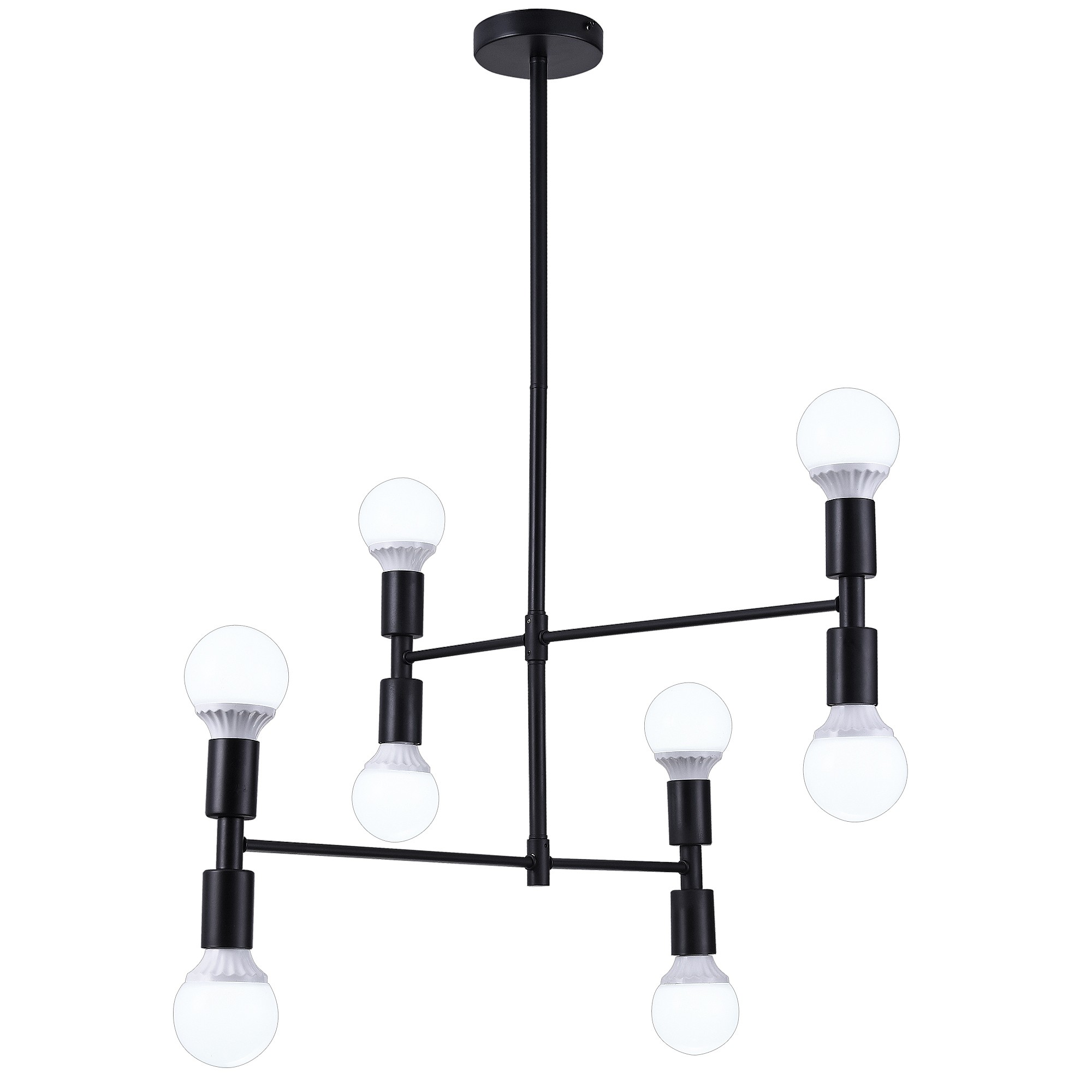 Люстра на штанге Natali Kovaltseva Loft Lux LOFT LUX 75129/8C BLACK