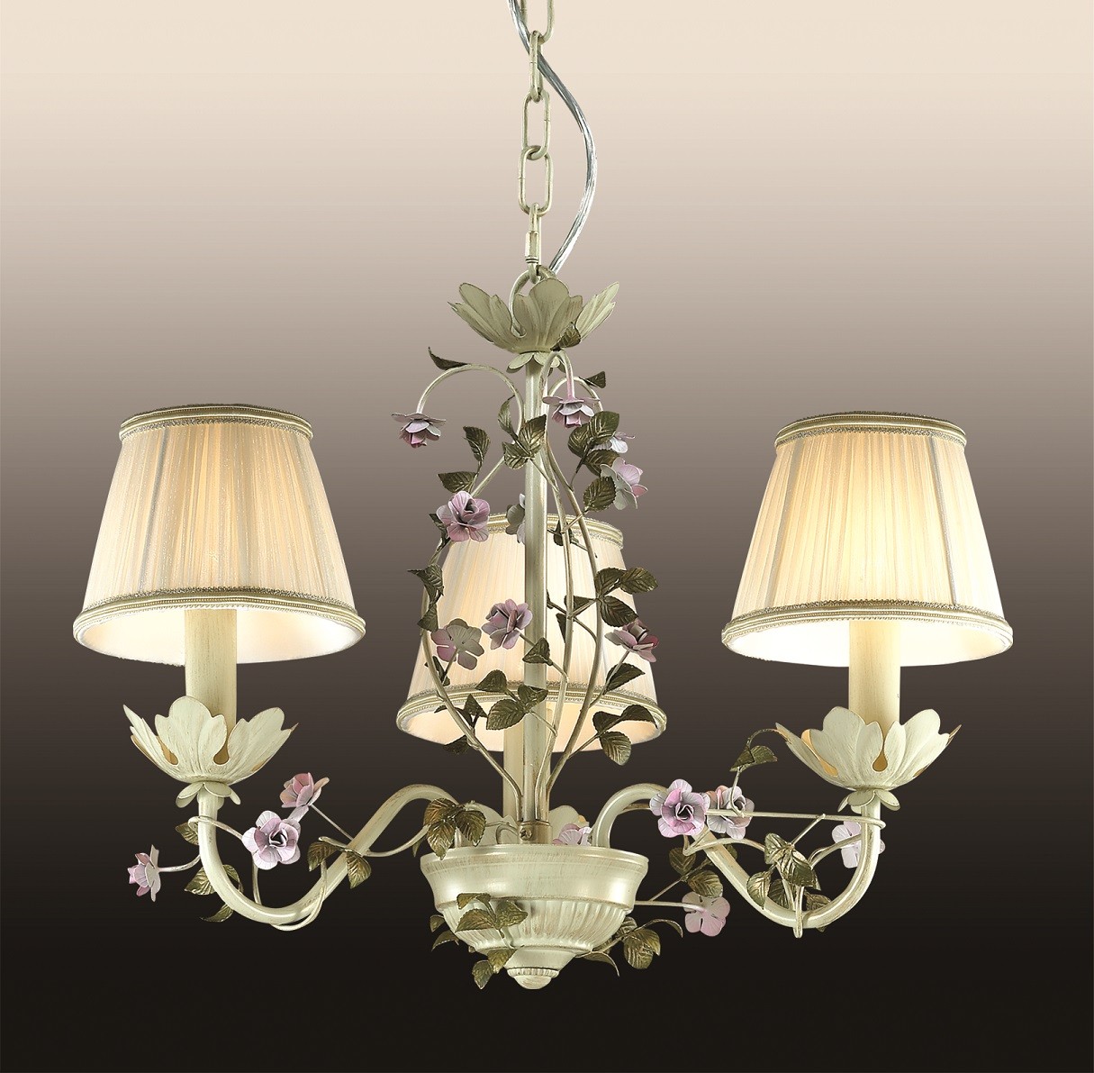 Люстра подвесная с цветочками Tender 2796/3 Odeon Light