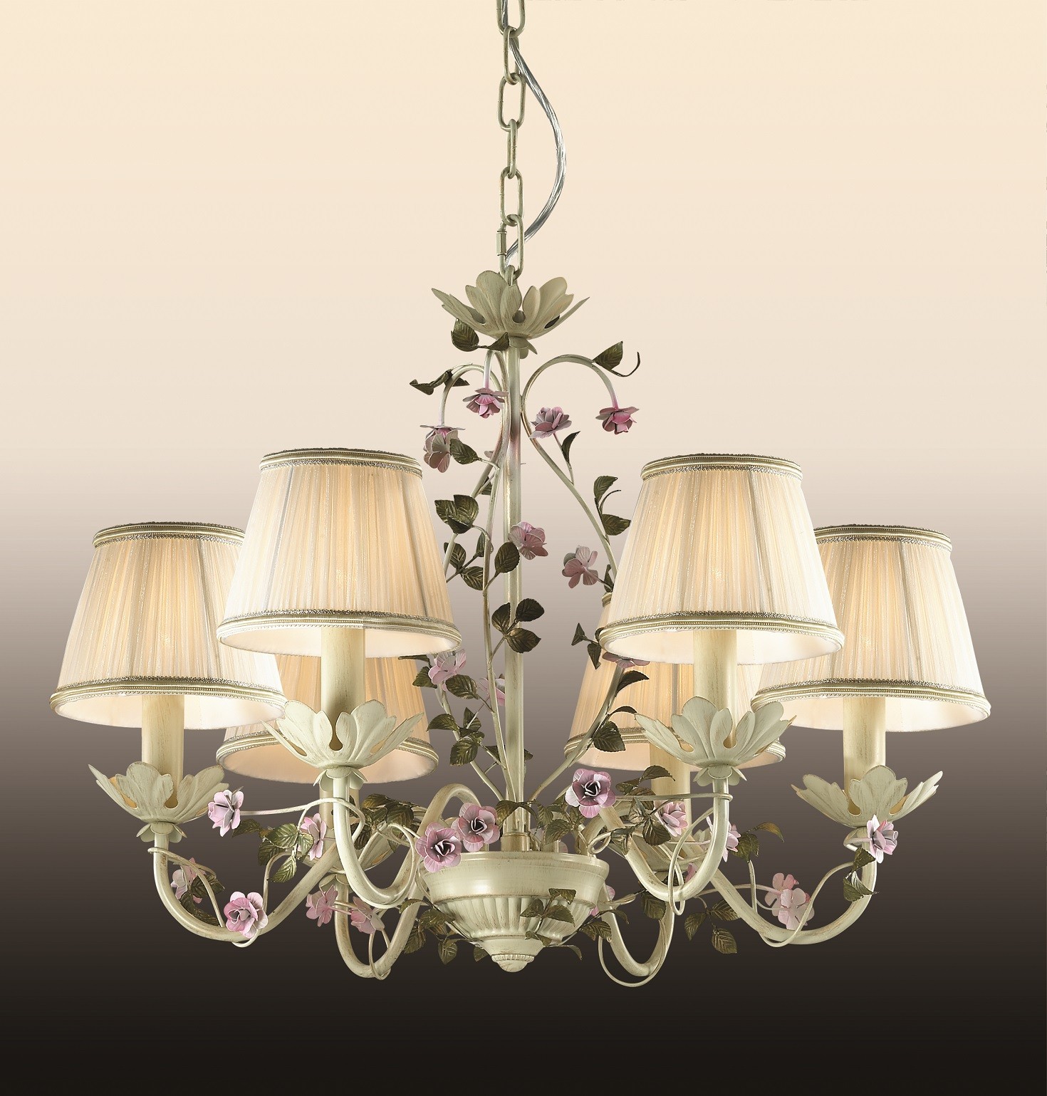 Люстра подвесная с цветочками Tender 2796/6 Odeon Light