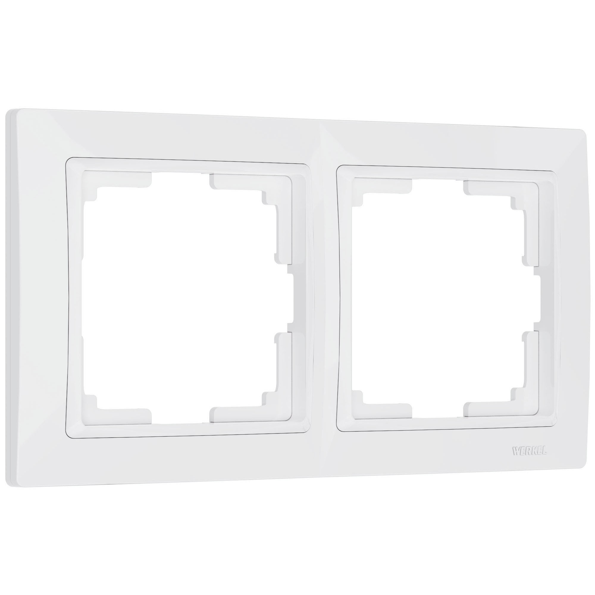 Рамка Werkel W0022001/ Рамка на 2 поста Snabb basic (белый)