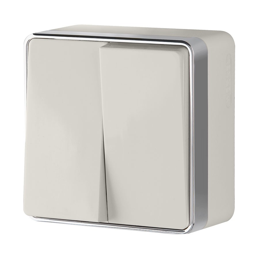 Выключатель Werkel W5020003/ Выключатель двухклавишный Gallant (слоновая кость)