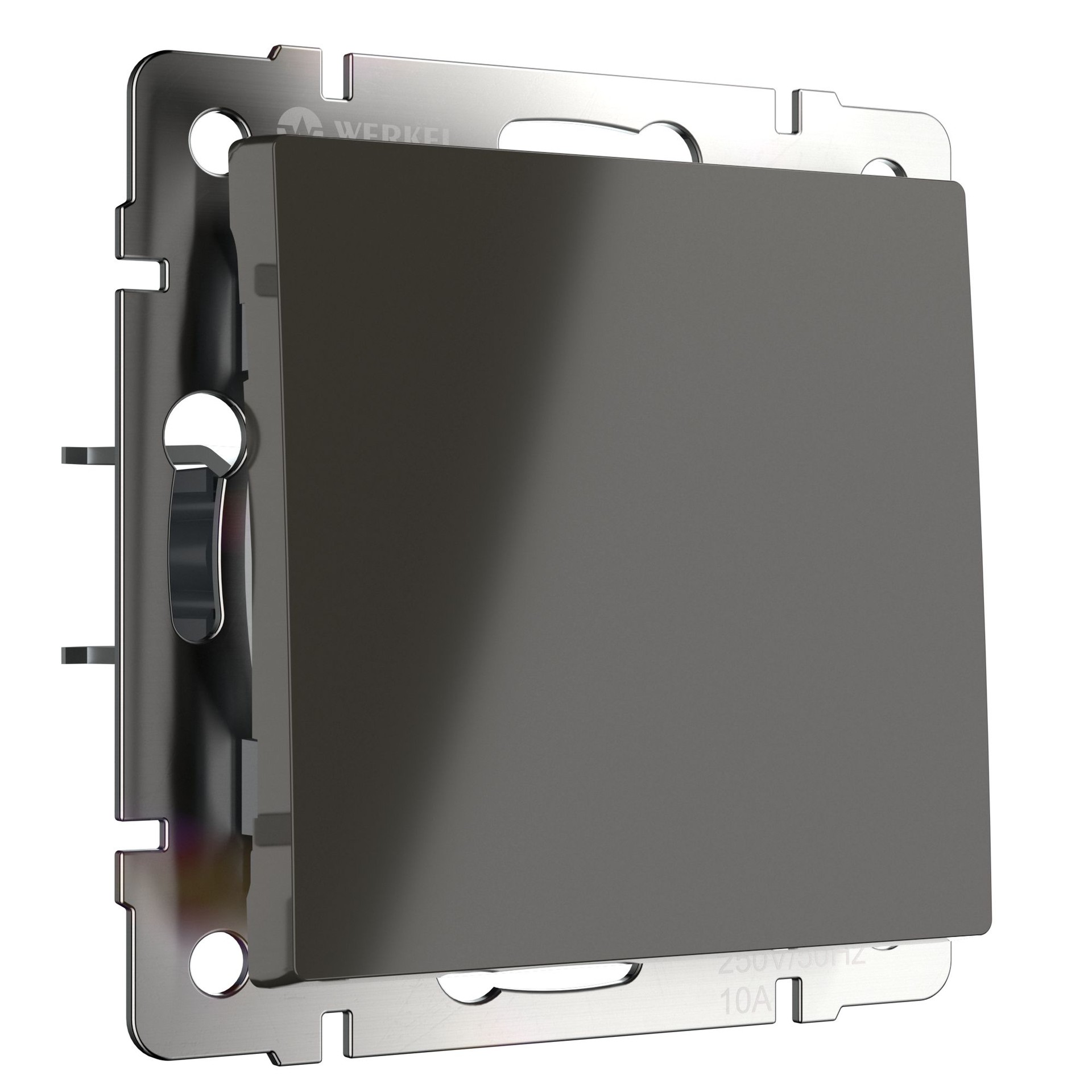 Выключатель Werkel W1112007/ Выключатель одноклавишный проходной (серо-коричневый)