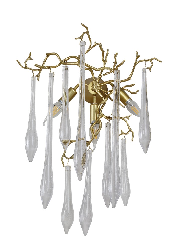 Настенное бра Crystal Lux Reina REINA AP3 GOLD PEARL