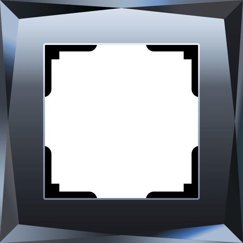 Рамка Werkel W0011208/ Рамка на 1 пост Diamant (черный)