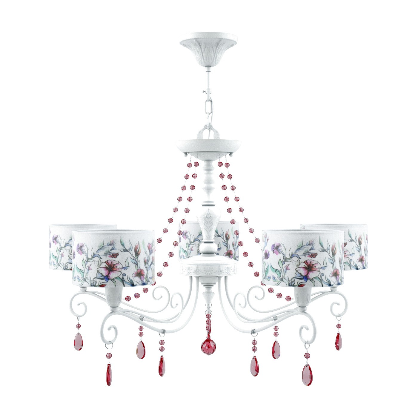 Подвесная люстра Maytoni Provence E4-05-WM-LMP-Y-13-CRL-E4-05-PK-UP