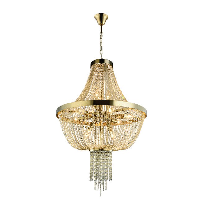 Подвесная люстра Lumien Hall Lissone LH0043/12P-GDCG