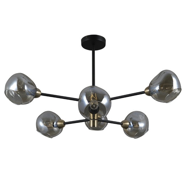 Потолочная люстра Seven Fires Borno SF4003/6C-BK-AB
