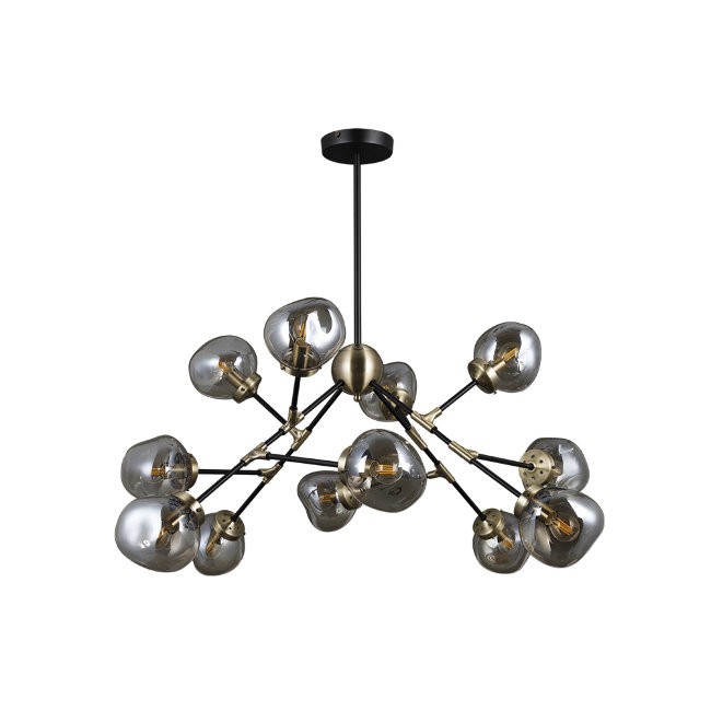 Потолочная люстра Seven Fires Sileya SF4004/12C-BK-AB