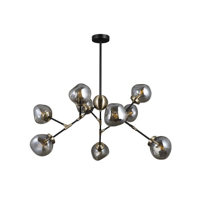 Потолочная люстра Seven Fires Sileya SF4004/9C-BK-AB